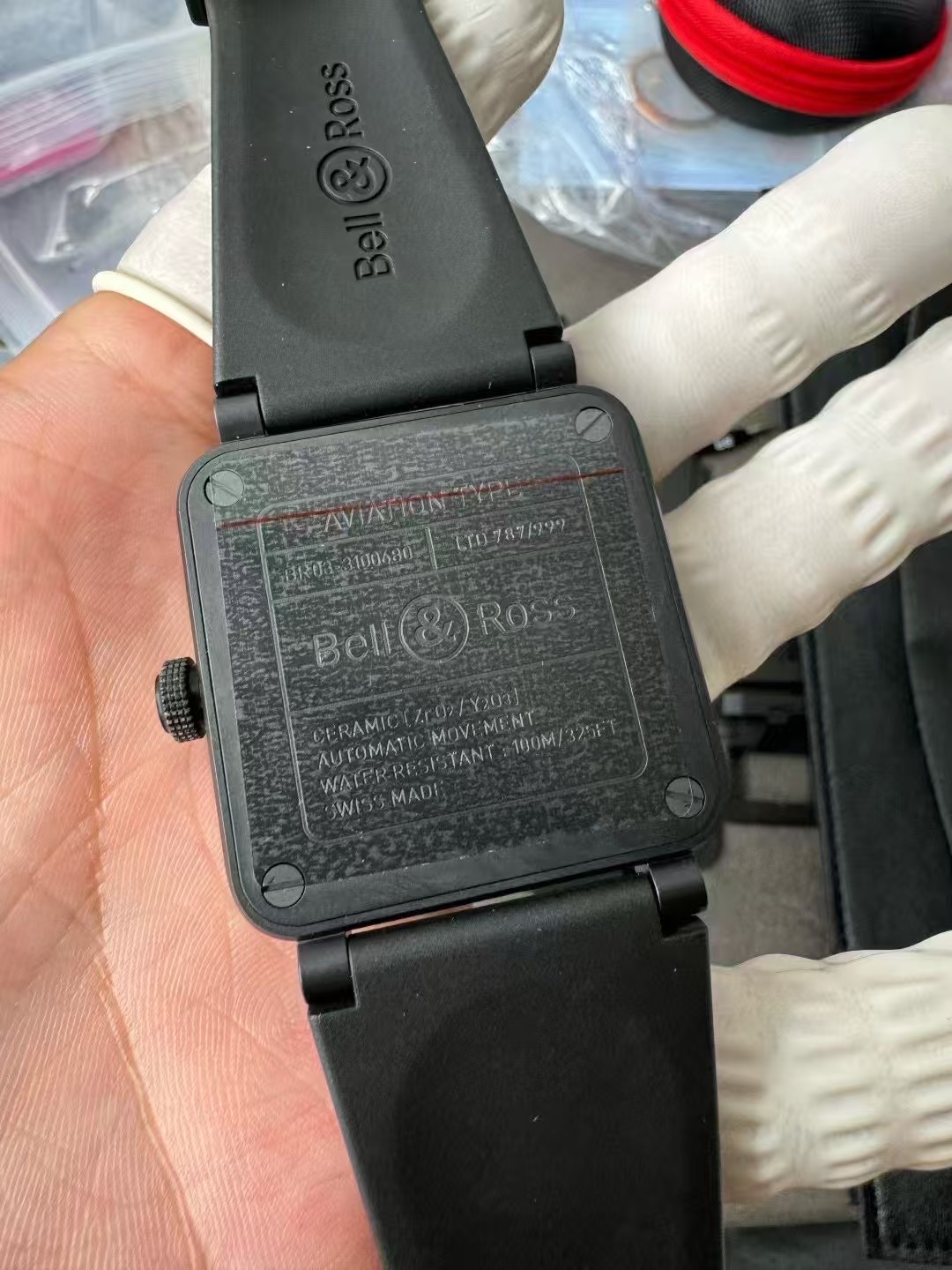 Bell Ross M Ross41 mm br-03 Astrobe Ceramic