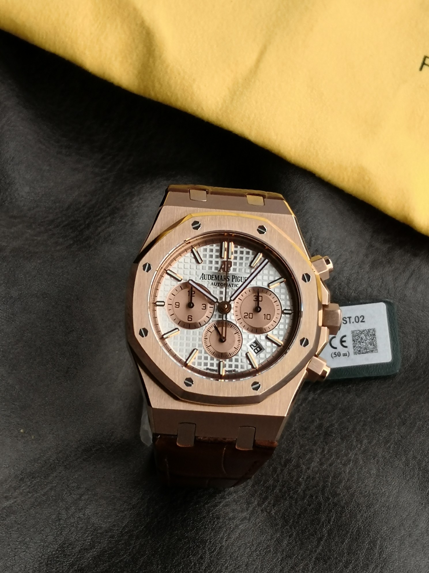 Audemars Piguet Om 26315or.oo.1256or.01 Watch Case Strap, 7750 Mechanicalchronograph,41