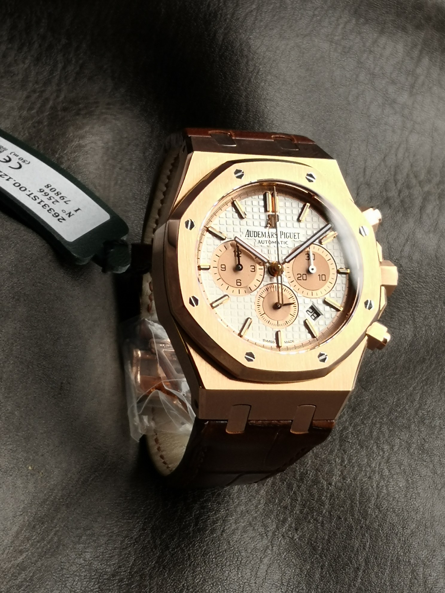 Audemars Piguet Om 26315or.oo.1256or.01 Watch Case Strap, 7750 Mechanicalchronograph,41