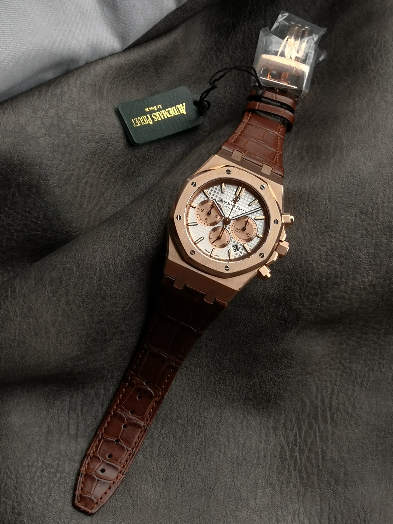 Audemars Piguet Om 26315or.oo.1256or.01 Watch Case Strap, 7750 Mechanicalchronograph,41