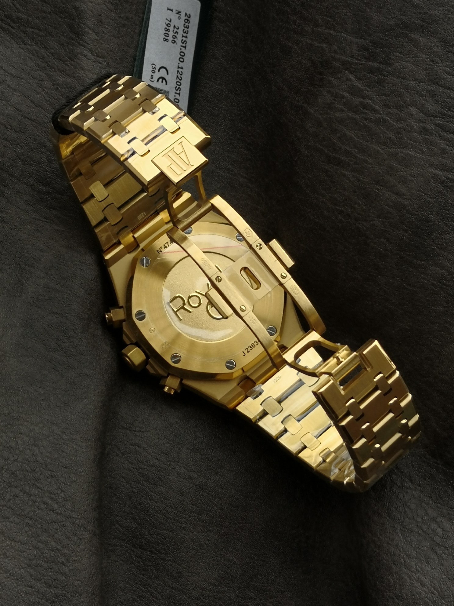 Audemars Piguet Om 26320or.oo.1220or.01 Watch Case Dial, Grande Tapisserie Hands. 7750 Chronographmovement,41