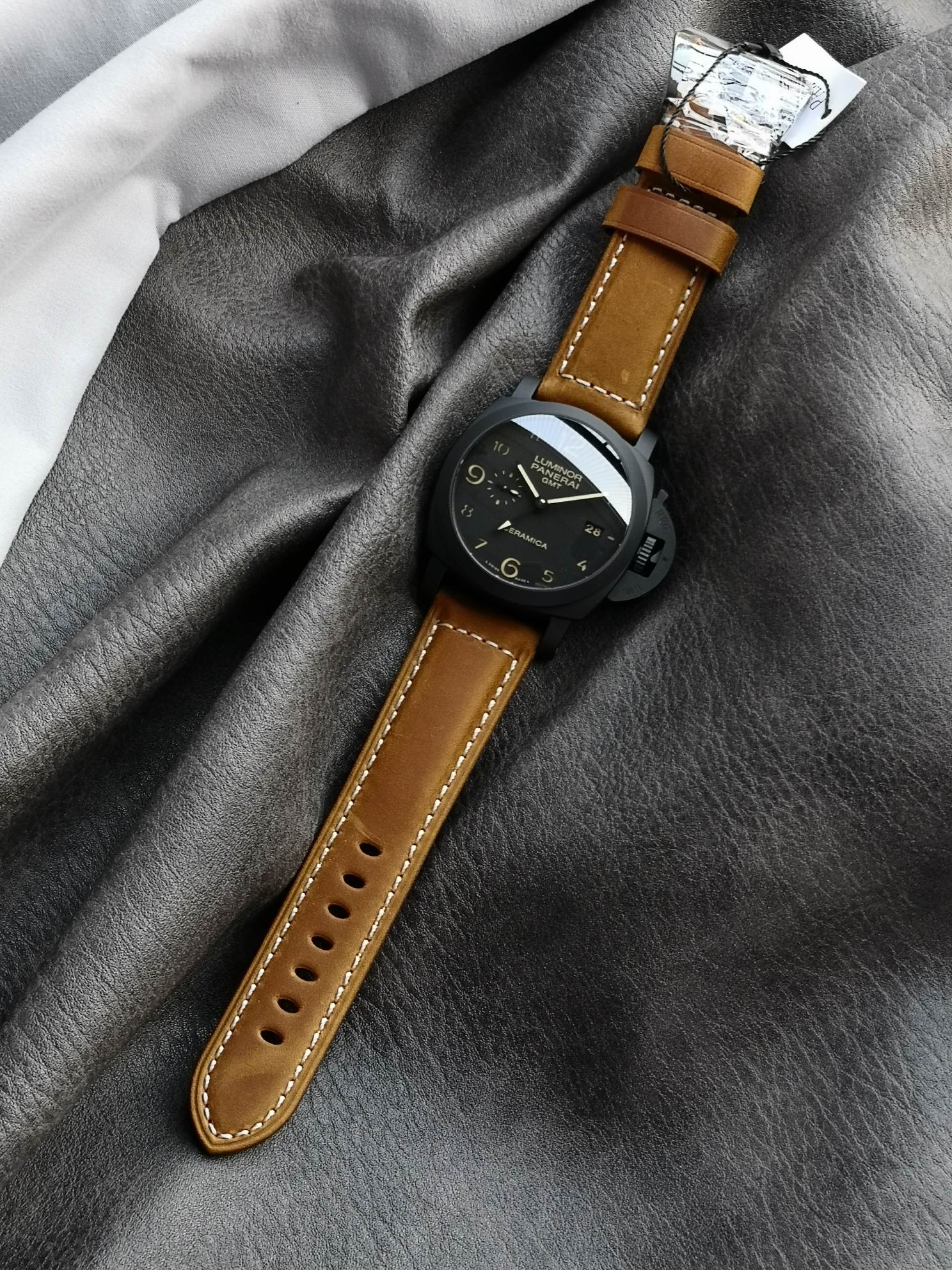 Panerai Sb :panerailuminor 1950 Pam00441 ,ceramicwatch Case,9001 Mechanical,44