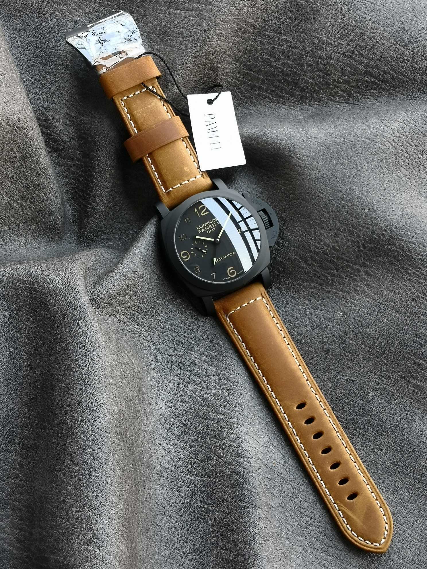 Panerai Sb :panerailuminor 1950 Pam00441 ,ceramicwatch Case,9001 Mechanical,44