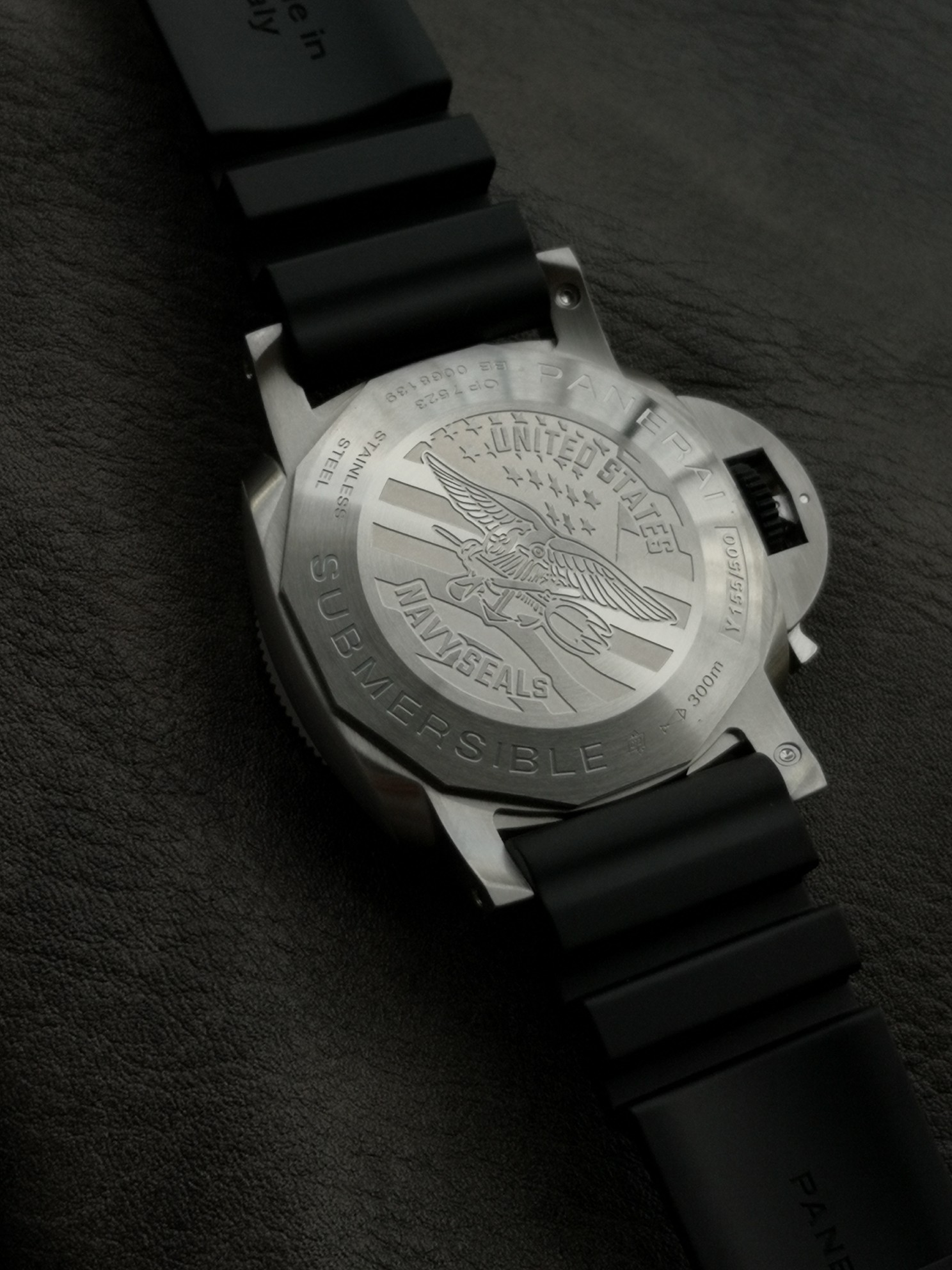 Panerai Sb Pam01323 Watch Case Strap, Dial, Cal.p.9000 Mechanicalmovement,44