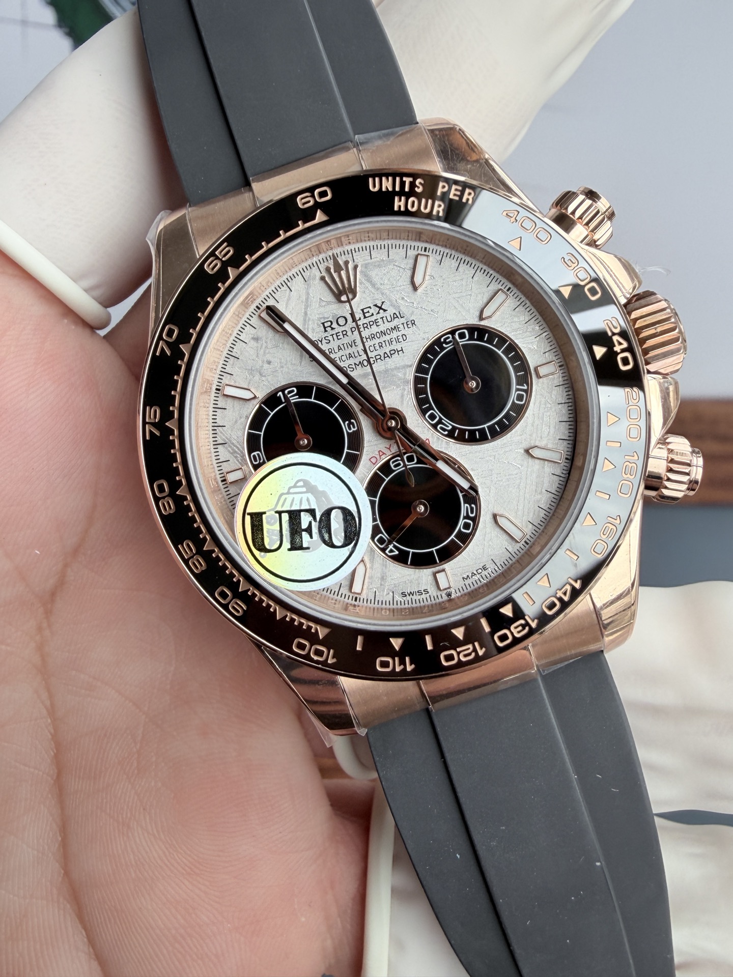 Rolex Ufo 4131 Rose Gold Plated 157gram Qf