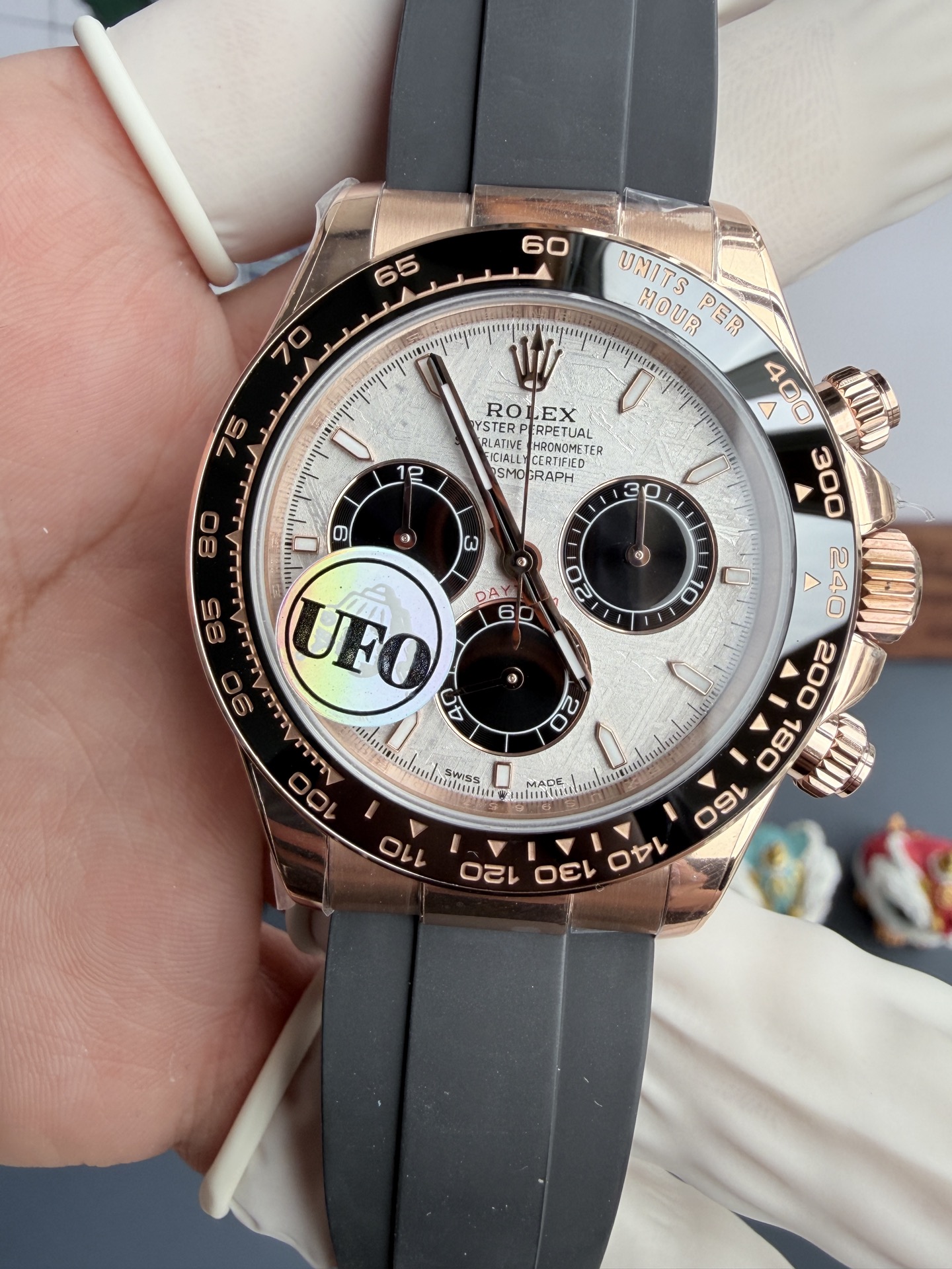 Rolex Ufo 4131 Rose Gold Plated 157gram Qf