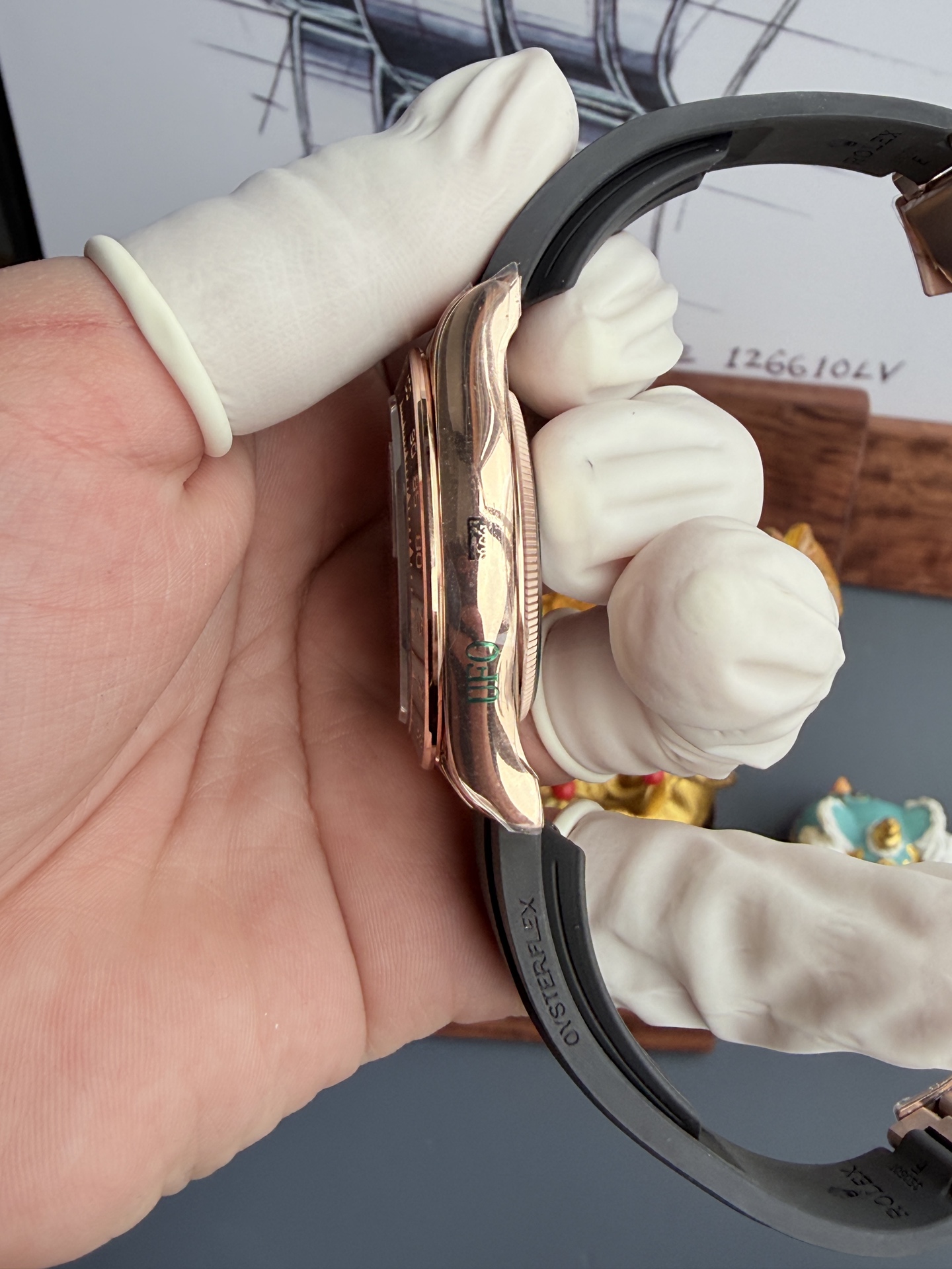 Rolex Ufo 4131 Rose Gold Plated 157gram Qf