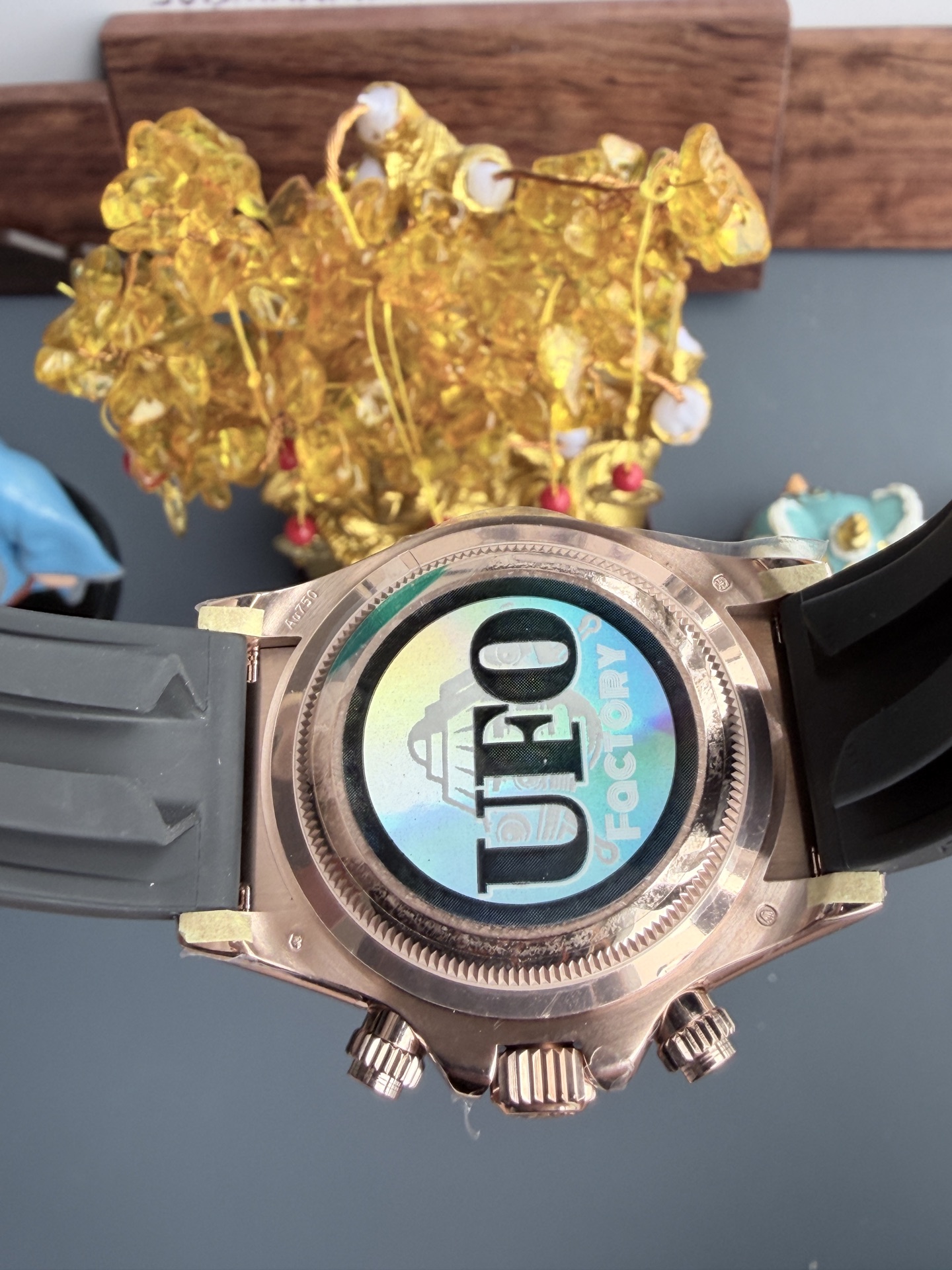 Rolex Ufo 4131 Rose Gold Plated 157gram Qf