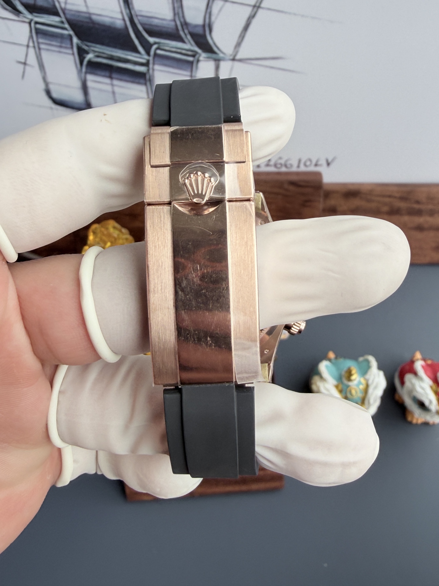 Rolex Ufo 4131 Rose Gold Plated 157gram Qf