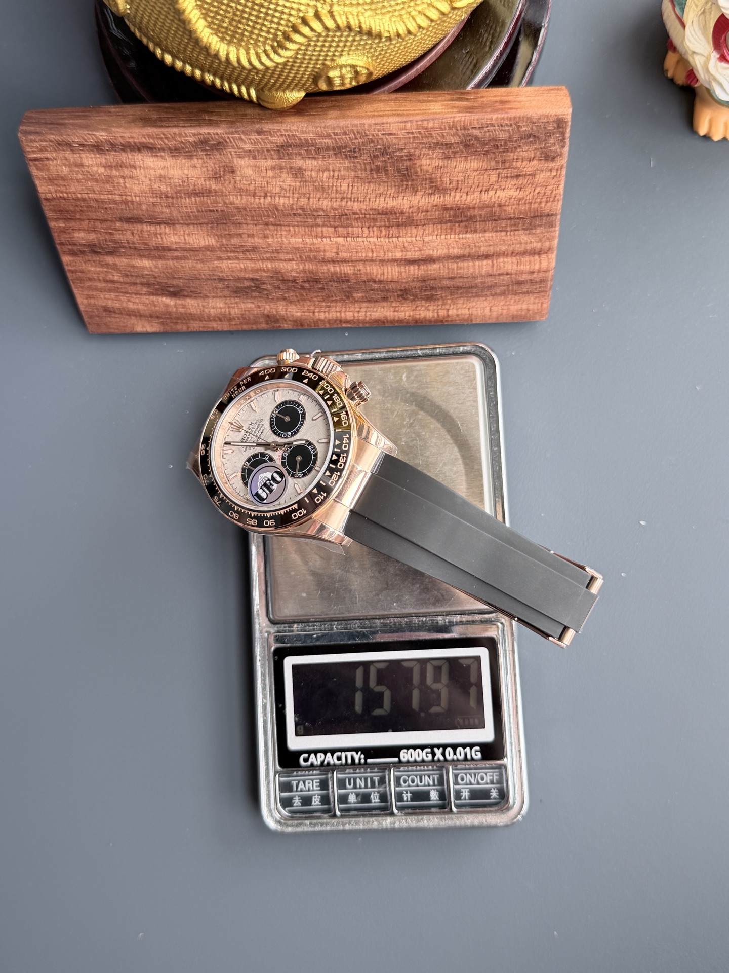 Rolex Ufo 4131 Rose Gold Plated 157gram Qf