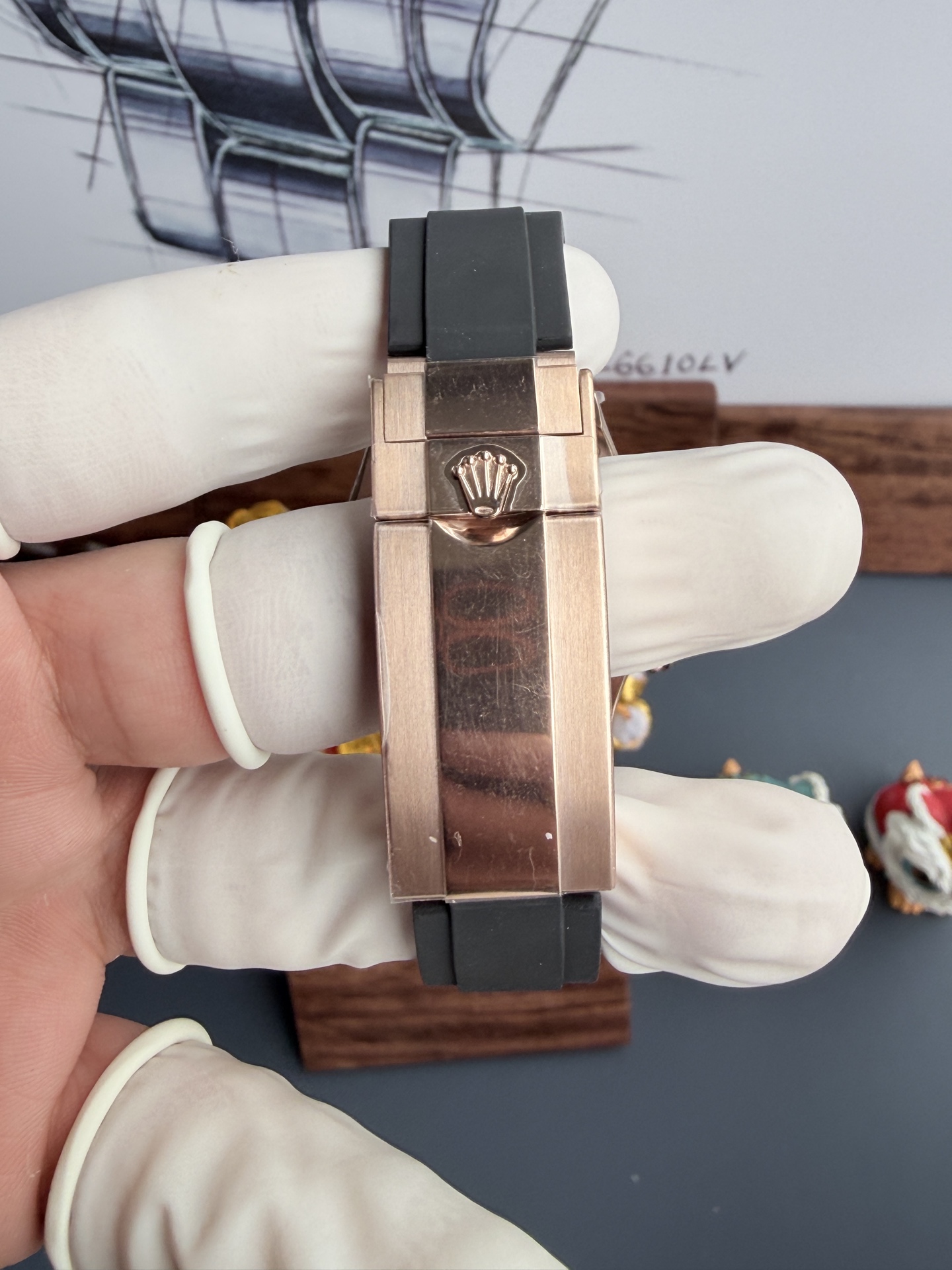 Rolex Ufo 4131 Rose Gold Plated 157gram Qf