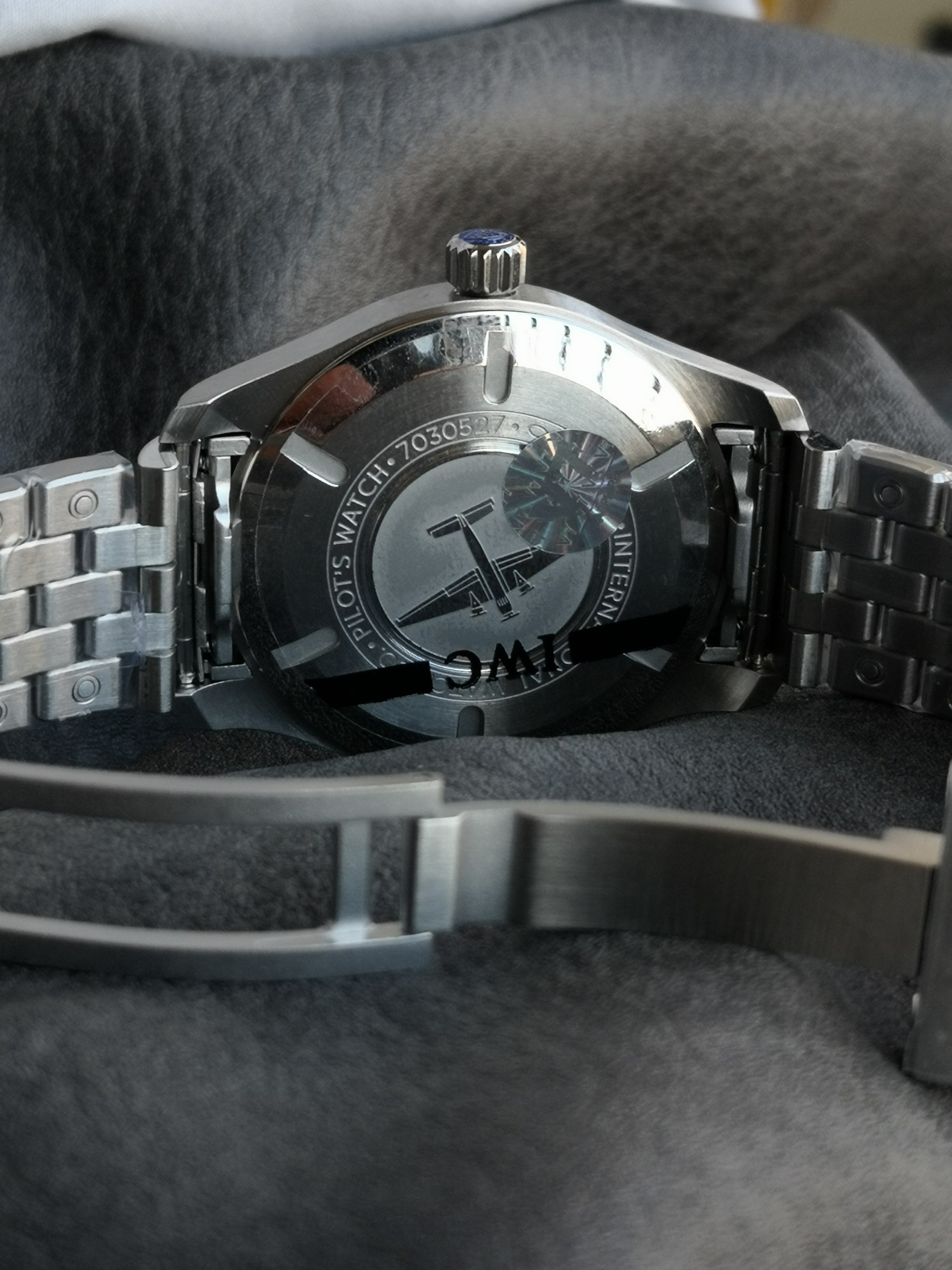 Iwc V7 :iwciwc Iw328202 Watch Case Dial, 2892 Mechanicalmovement,40