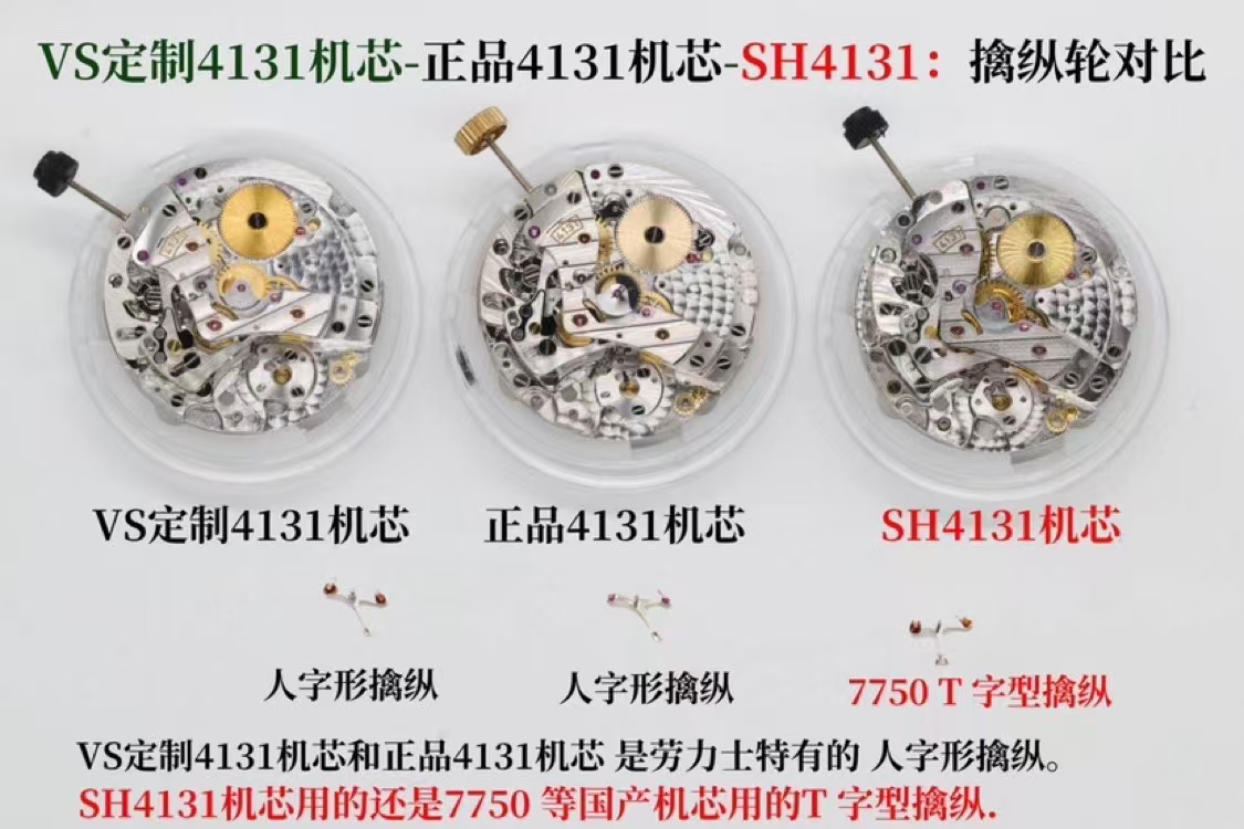 Rolex Vs 4131 Movement