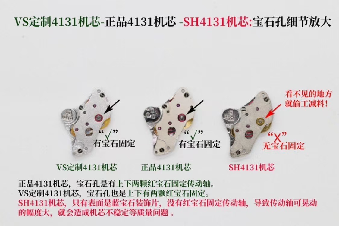 Rolex Vs 4131 Movement