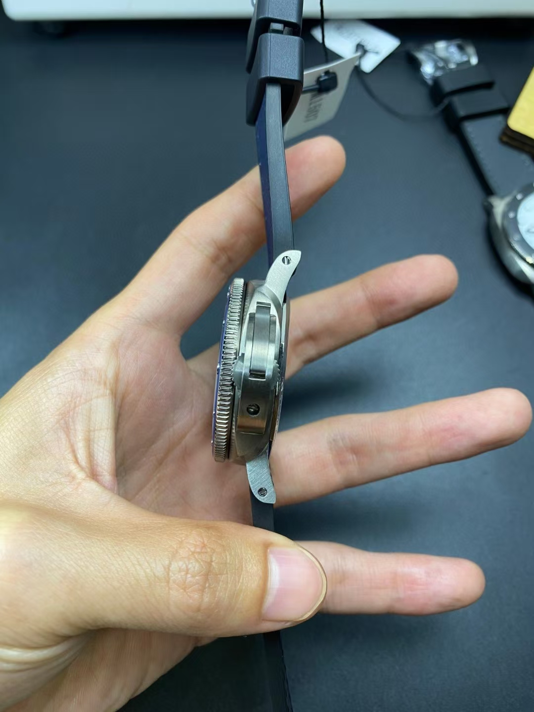 Panerai Vspanerai1507 Gmt P9000 movement P900 42diameter Watch Dial Titaniumwatch Case