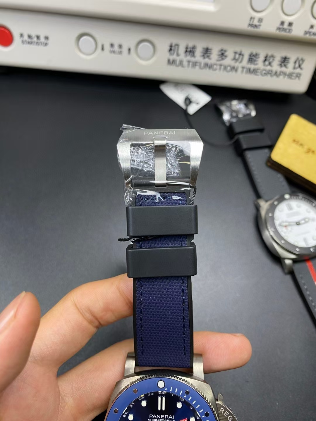 Panerai Vspanerai1507 Gmt P9000 movement P900 42diameter Watch Dial Titaniumwatch Case