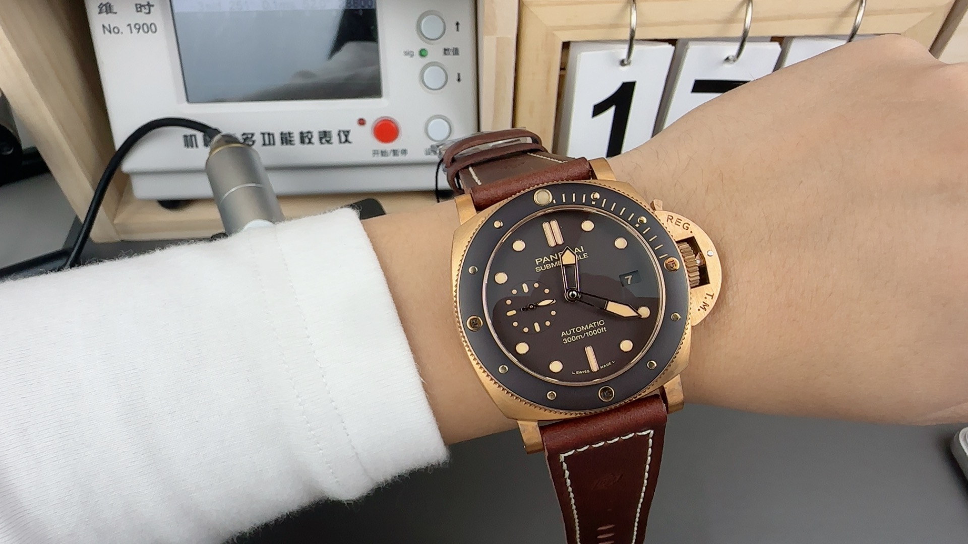 Panerai Vspanerai Pam00968 Watch Case Strap, Dial, Cal.p.9010 Mechanical,47