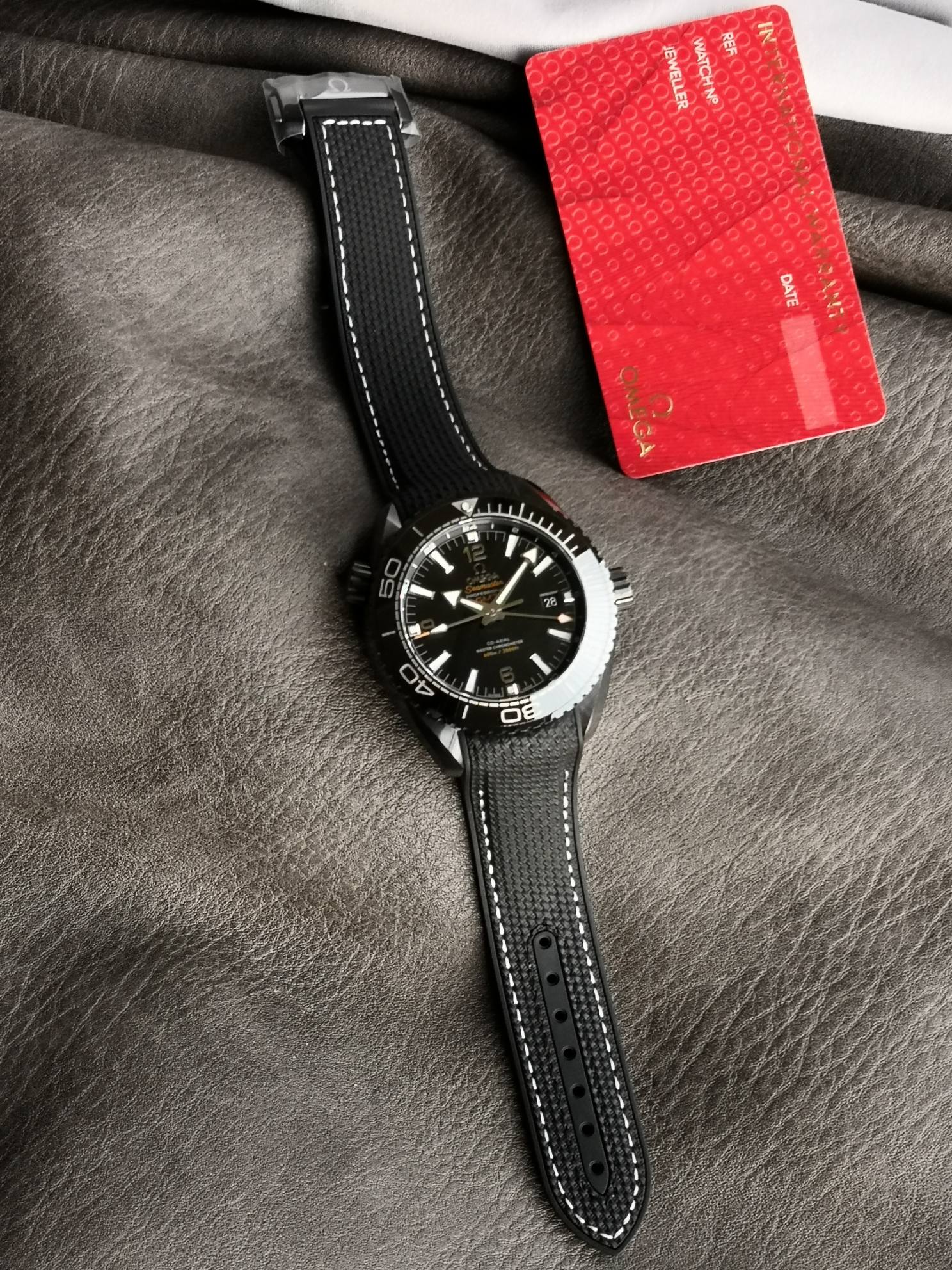 Omega Vs 001 ,ceramicwatch Case,ceramic, Watch Dial Hands, 8906 Mechanical,5