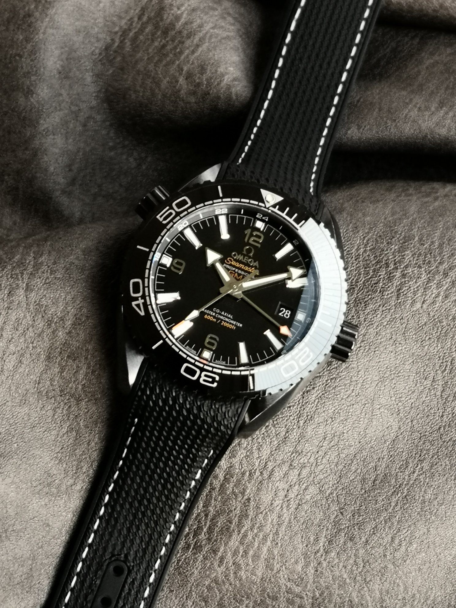 Omega Vs 001 ,ceramicwatch Case,ceramic, Watch Dial Hands, 8906 Mechanical,5