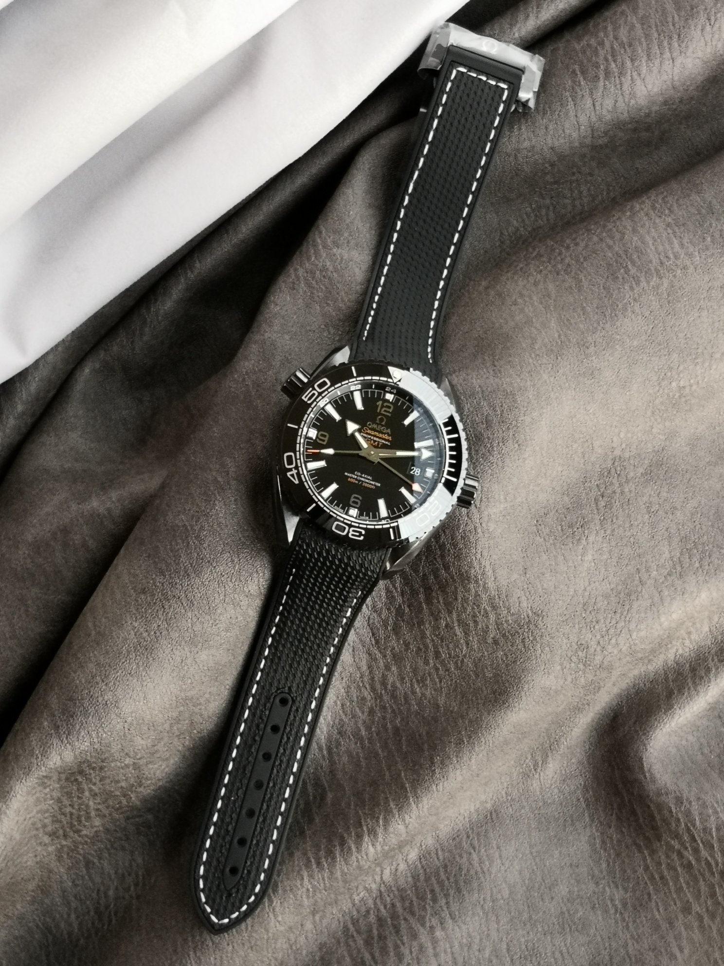 Omega Vs 001 ,ceramicwatch Case,ceramic, Watch Dial Hands, 8906 Mechanical,5