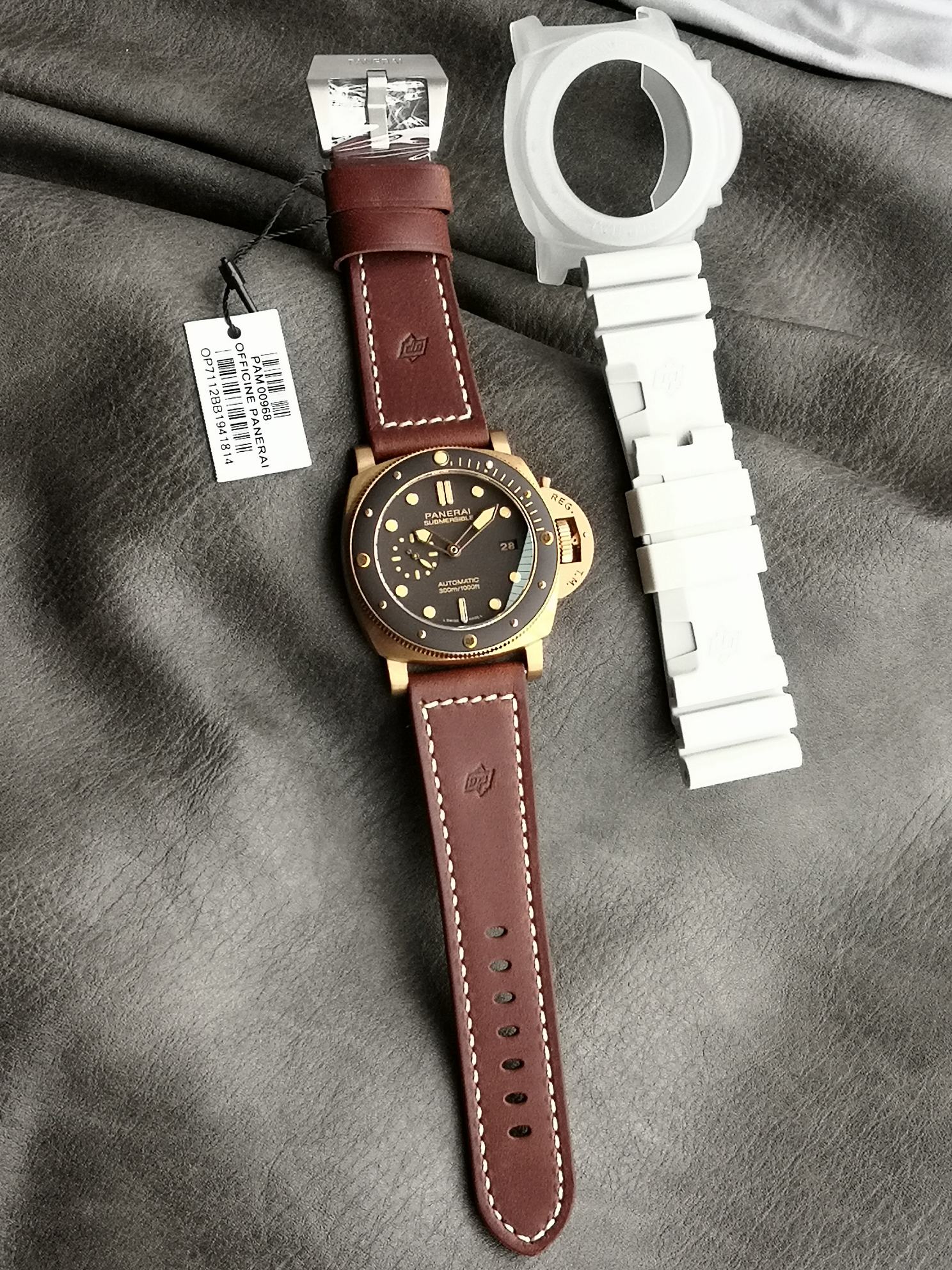 Panerai Vs Pam00968 Watch Case Strap, Dial, Cal.p.9010 Mechanical,47