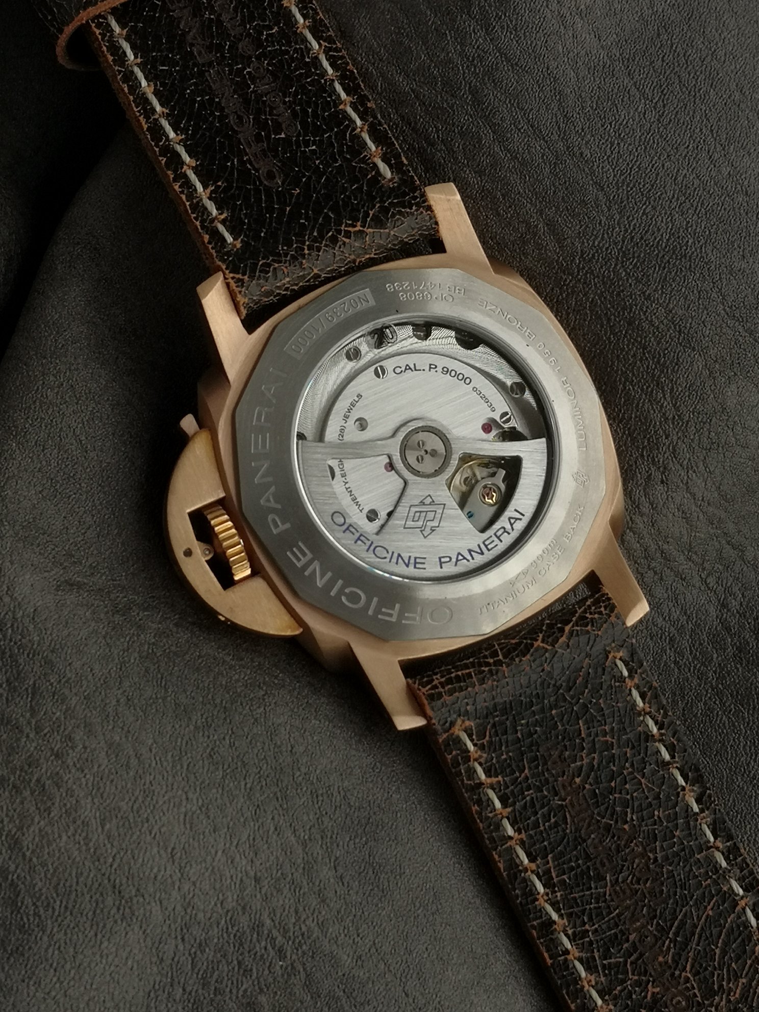 Panerai Vs Pam 00382 Watch Case Strap, Dial, Cal.p.9000 Mechanical,47