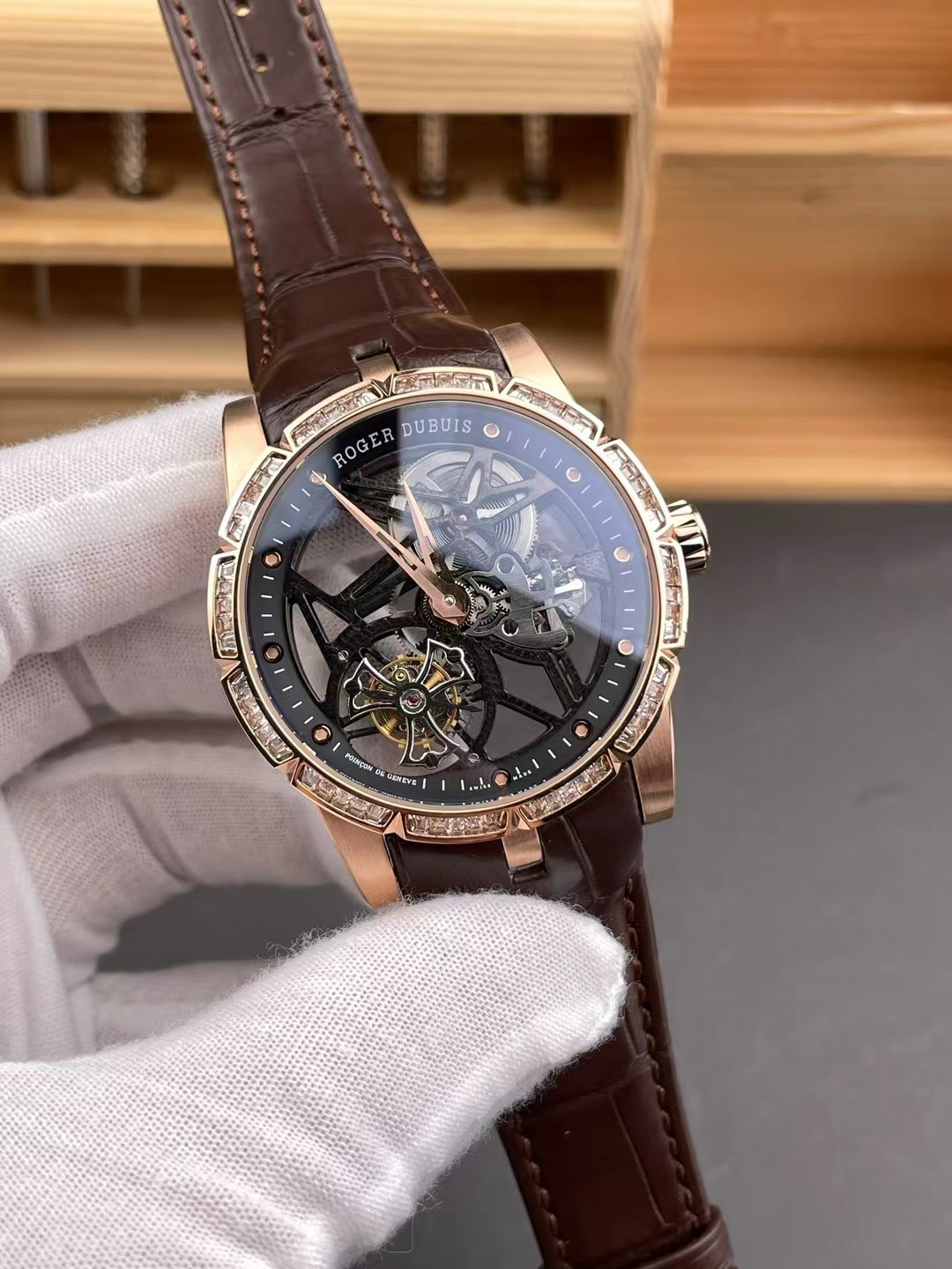 Roger Dubuis Ys Rose Gold Plated /45 mm /