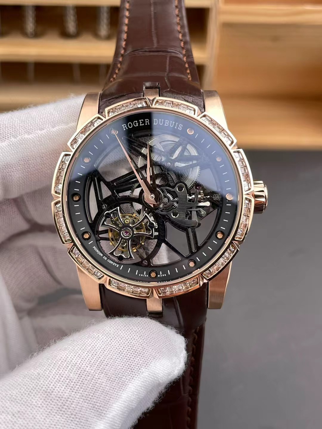 Roger Dubuis Ys Rose Gold Plated /45 mm /