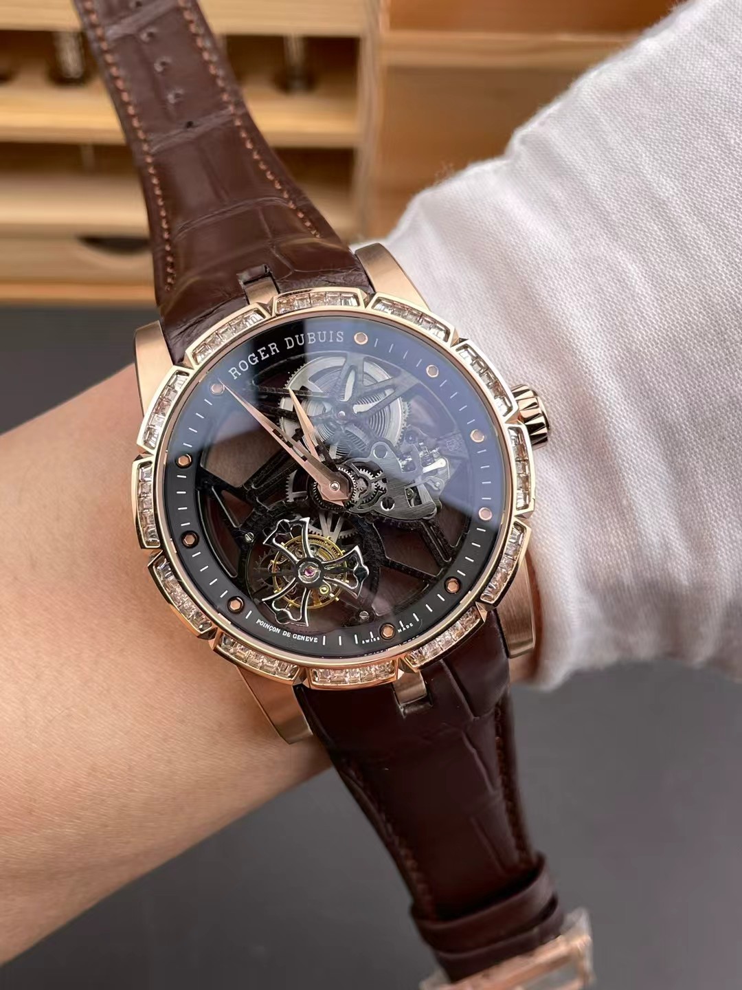 Roger Dubuis Ys Rose Gold Plated /45 mm /