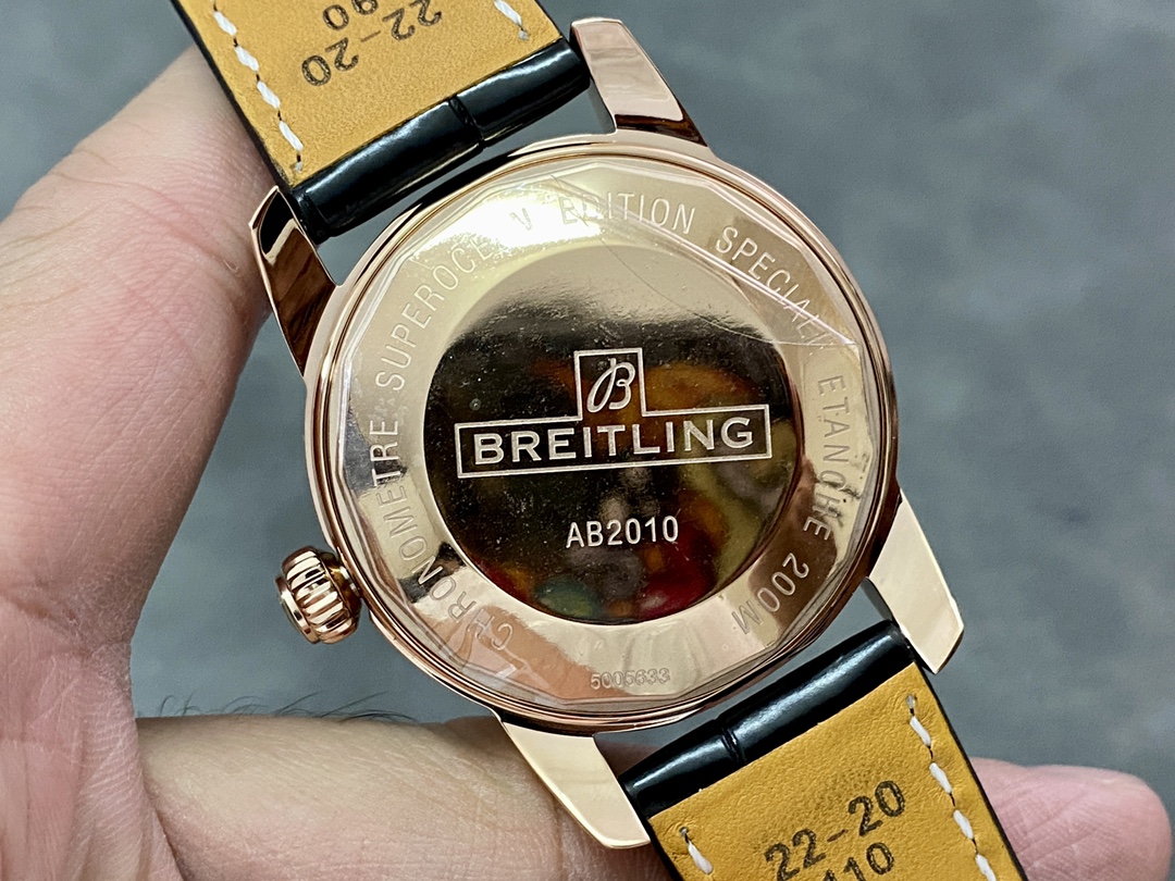 Breitling Tw 42 mm Ceramic 120 Cnc ,originalmold Opening. Watch Hands Luminous, Original Strap