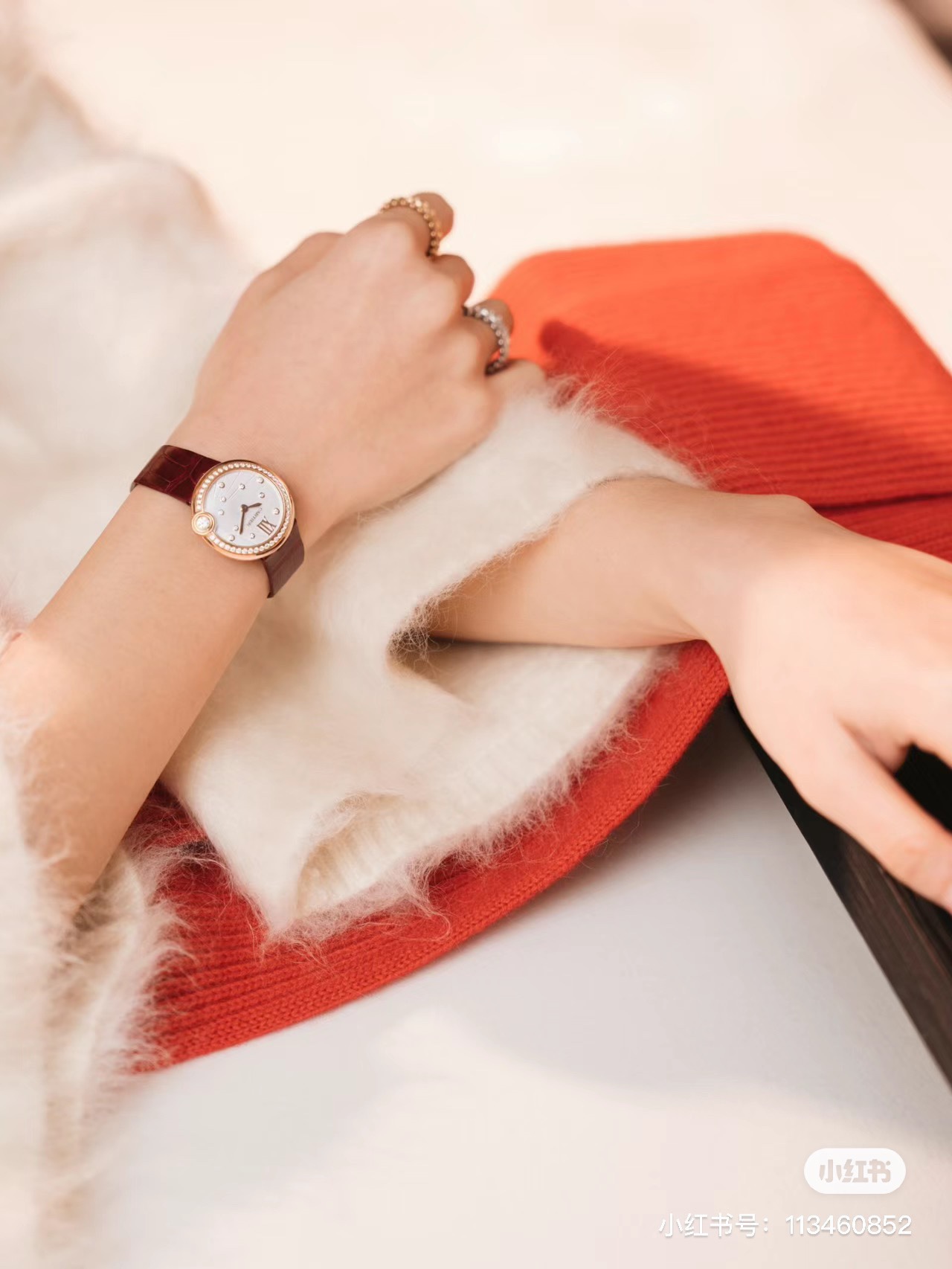 Cartier Watch Strap Drcartier Ballon Blanc Size30 mm Quartzmovement Diamond