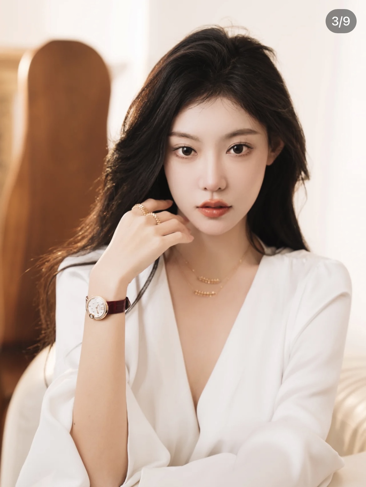 Cartier Watch Strap Drcartier Ballon Blanc Size30 mm Quartzmovement Diamond