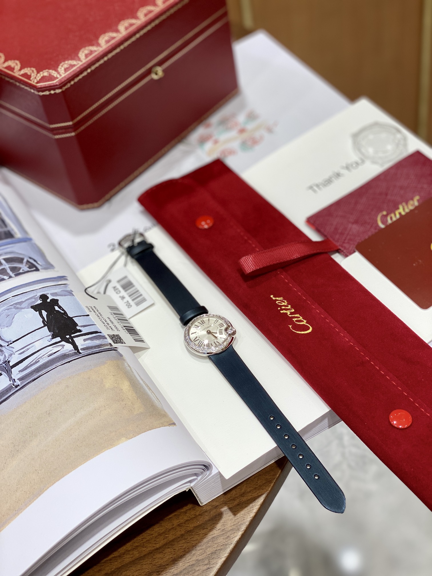 Cartier 2021 Dr Watch Strap Dialsize26, Size, Gold Platedwatch Hands 4