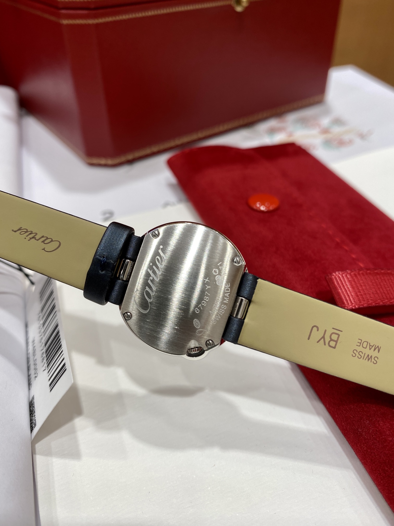 Cartier 2021 Dr Watch Strap Dialsize26, Size, Gold Platedwatch Hands 4