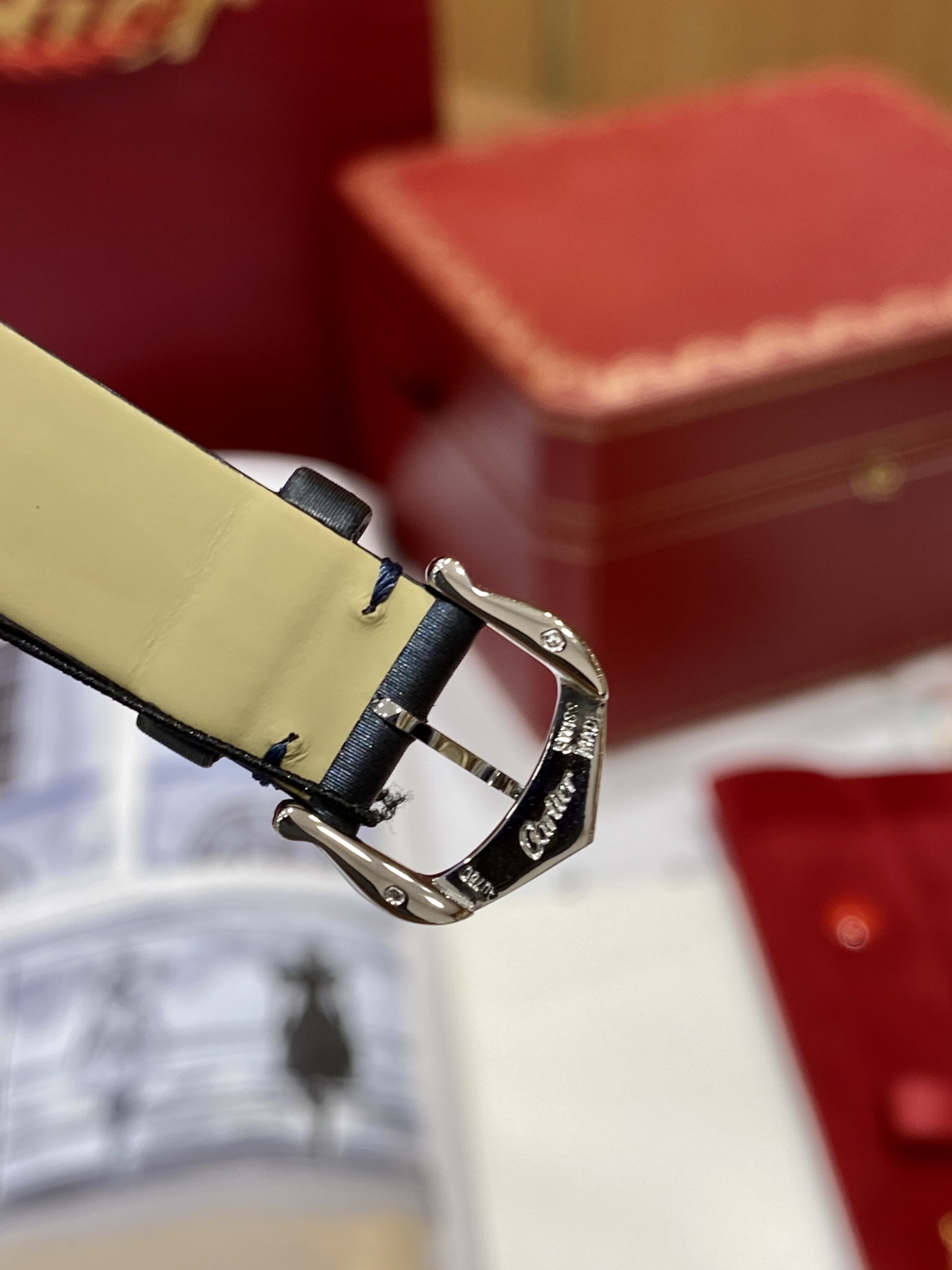 Cartier 2021 Dr Watch Strap Dialsize26, Size, Gold Platedwatch Hands 4