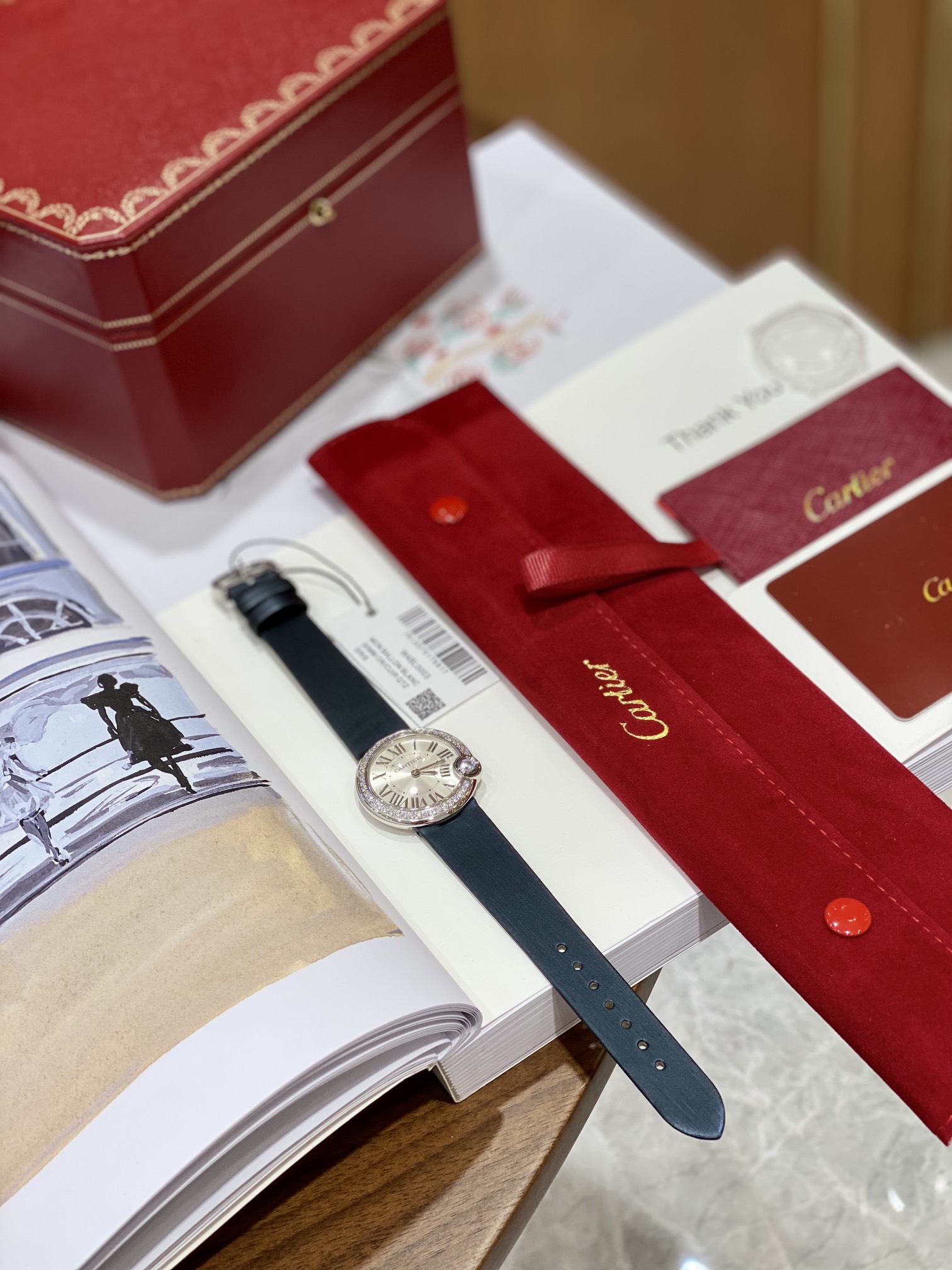 Cartier 2021 Dr Watch Strap Dialsize30, Size. Gold Platedwatch Hands 4