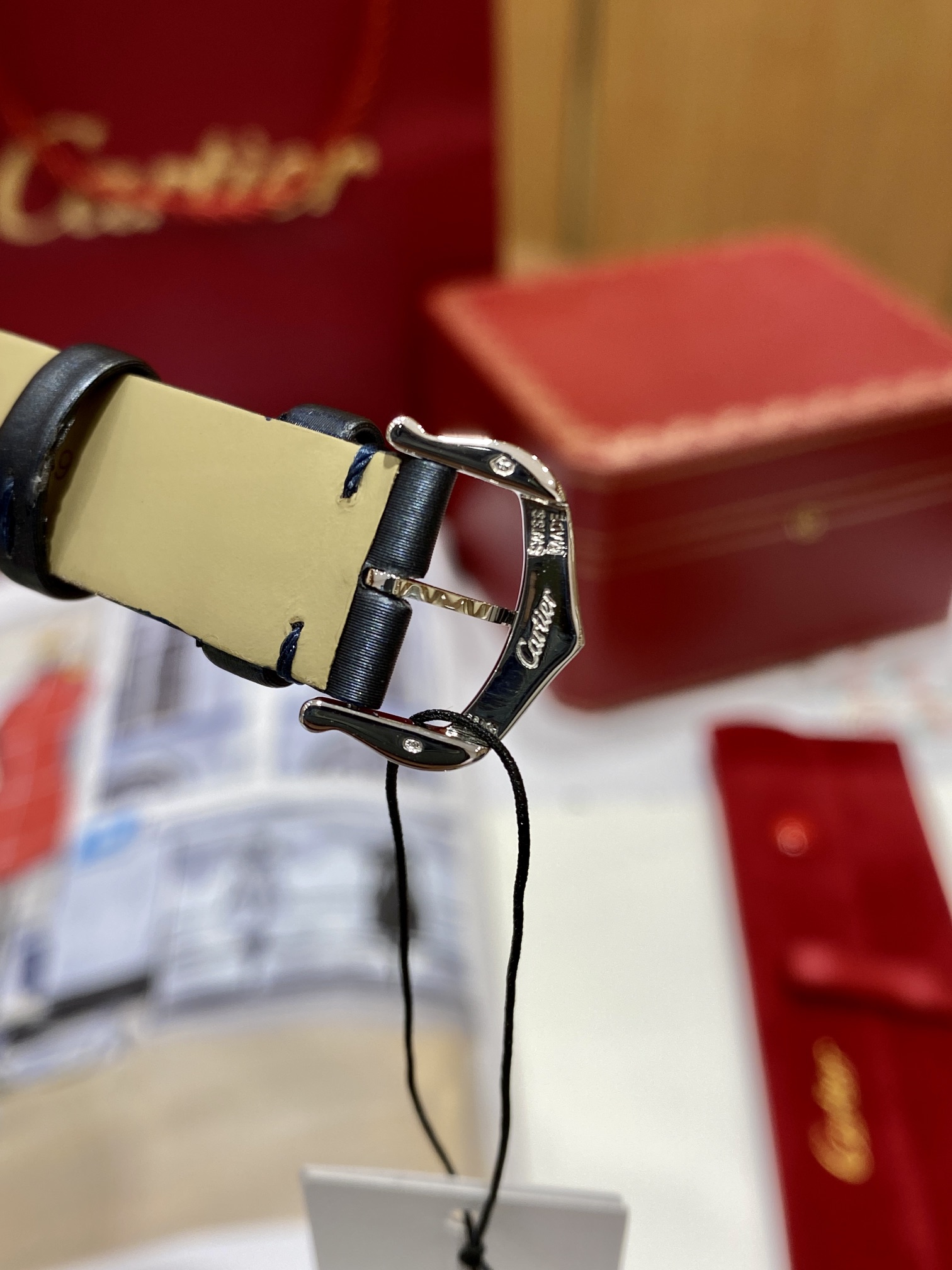 Cartier 2021 Dr Watch Strap Dialsize30, Size. Gold Platedwatch Hands 4