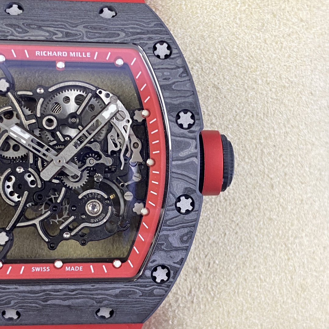 Richard Mille Rm055 Ntpt Watch Case Size Original