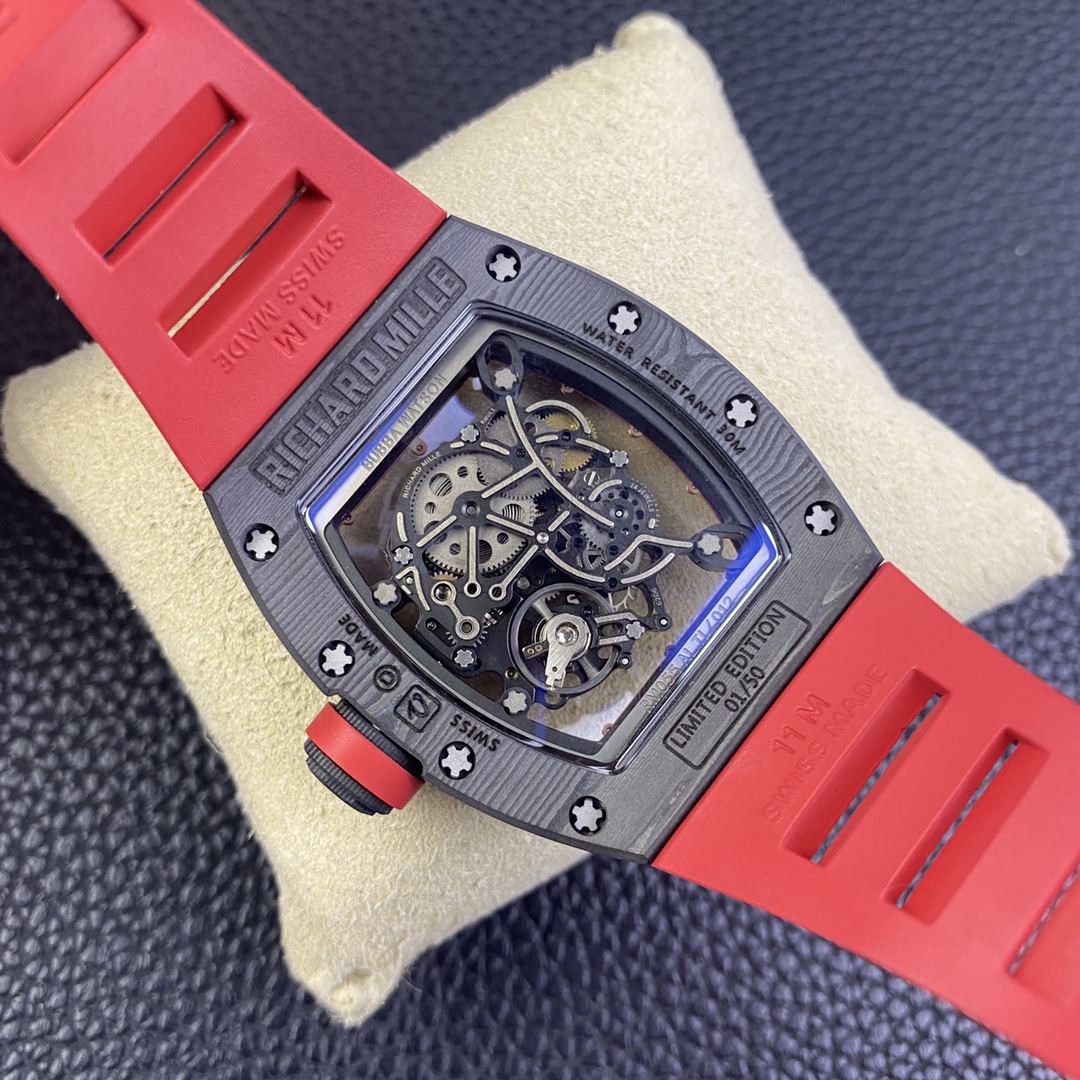 Richard Mille Rm055 Ntpt Watch Case Size Original