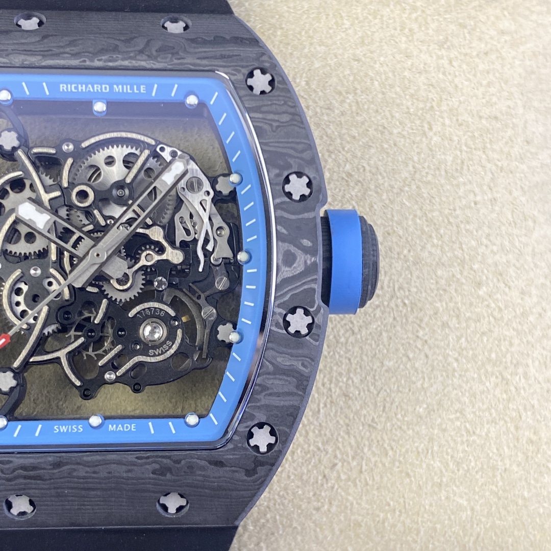 Richard Mille Rm055 Ntpt Watch Case Size Original