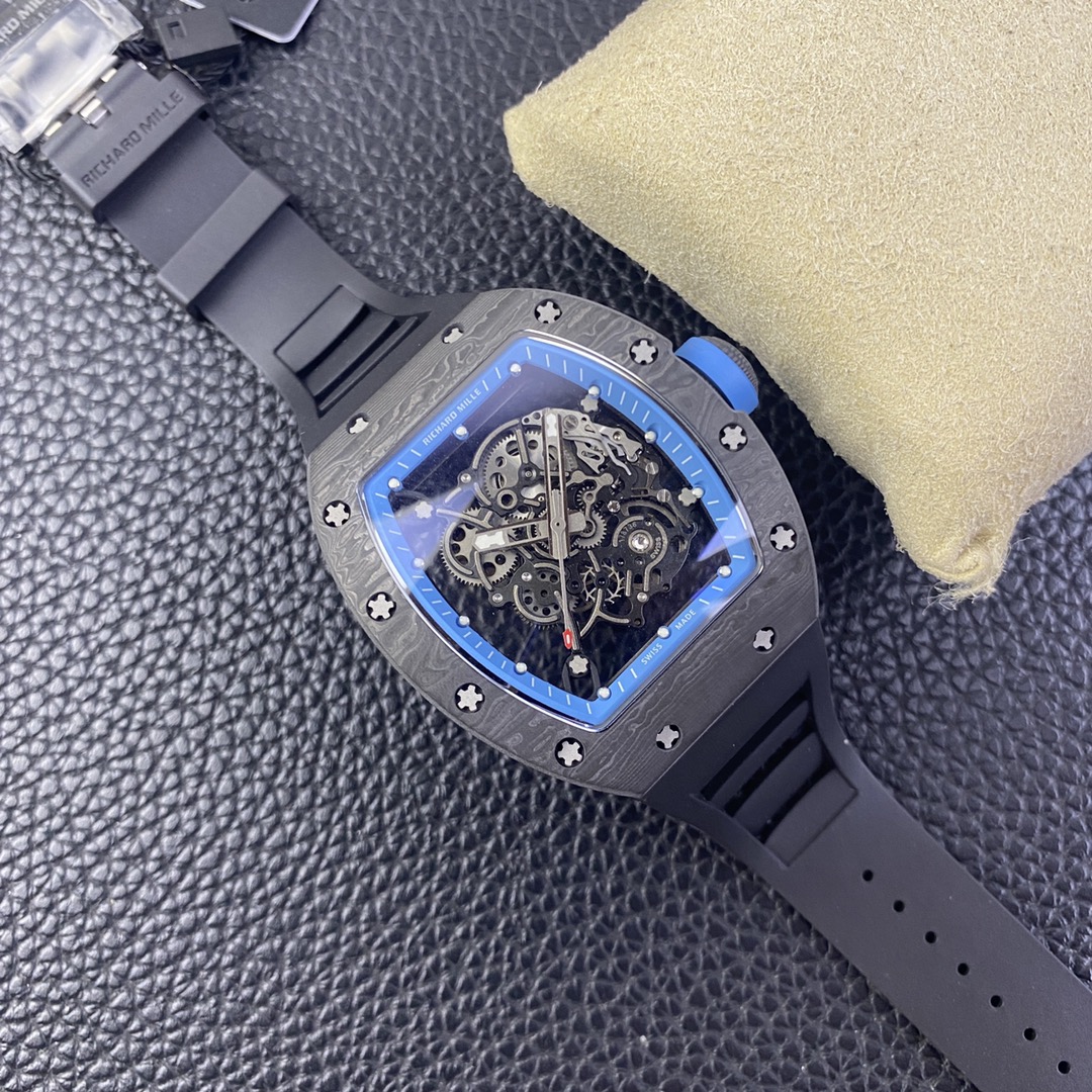 Richard Mille Rm055 Ntpt Watch Case Size Original