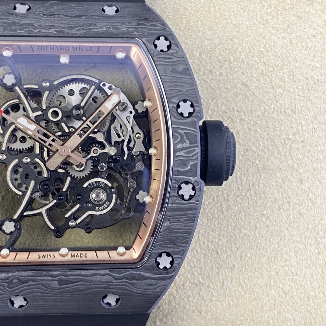 Richard Mille Rm055 Ntpt Watch Case Size Original