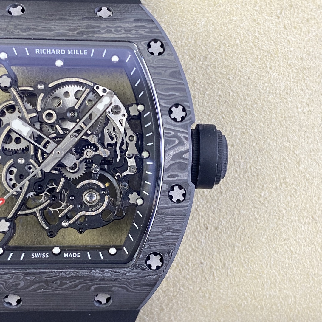 Richard Mille Rm055 Ntpt Watch Case Size Original