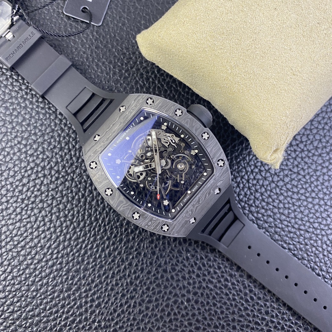 Richard Mille Rm055 Ntpt Watch Case Size Original