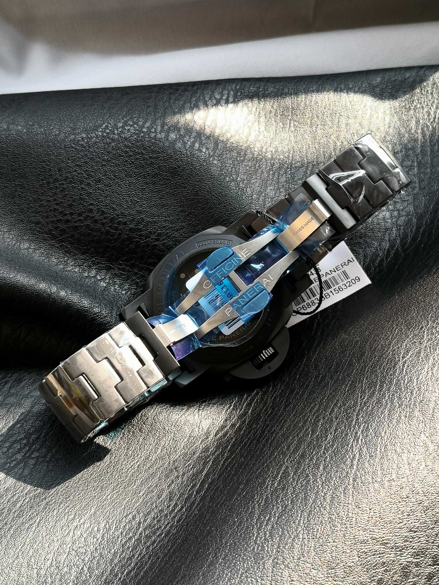 Panerai Panerailuminor 1950 Pam00438 Ceramicwatch Clasp,p. 9001 Mechanical,44 ,vs