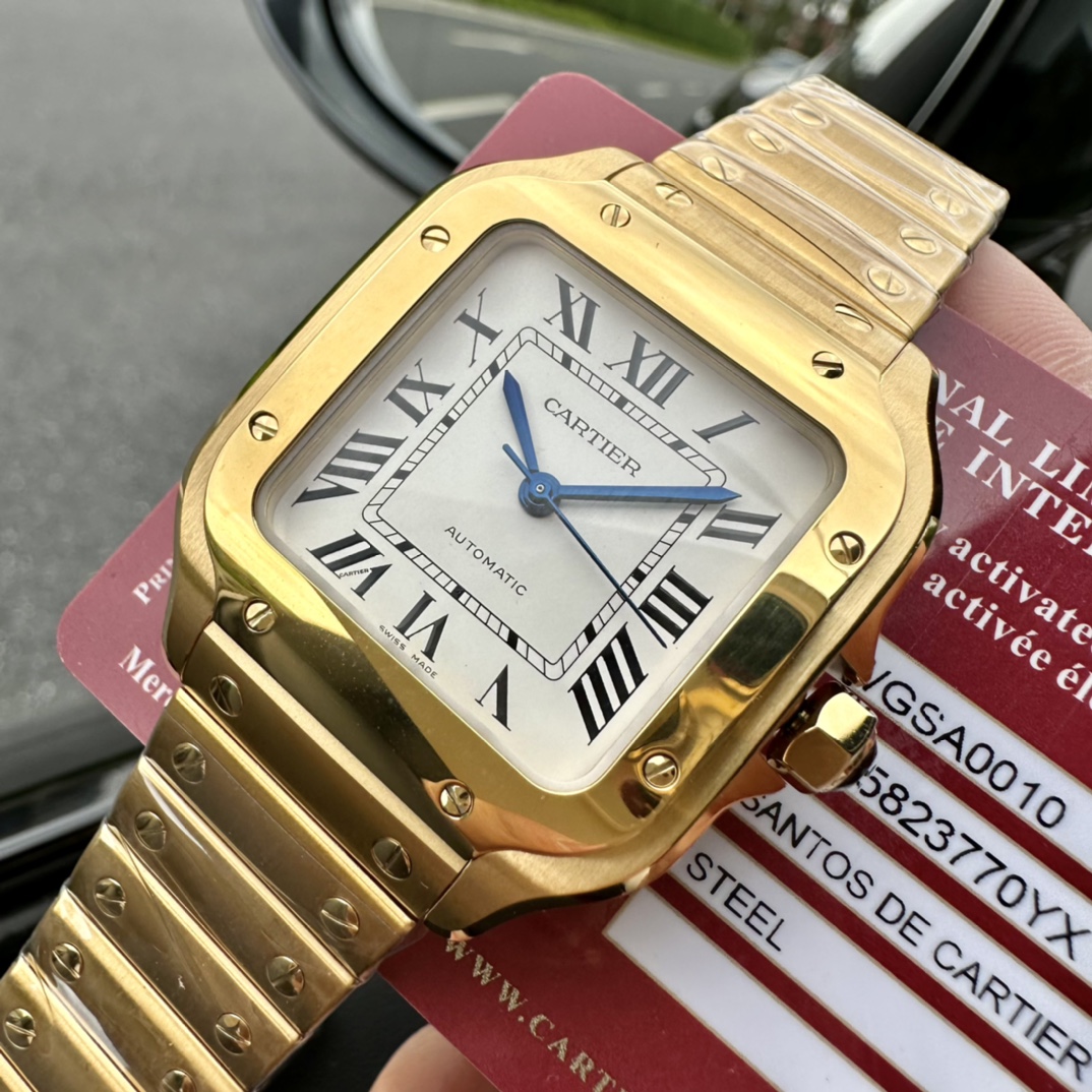 Cartier 35 mm 9015 1847 movement, Watch Strap 3k