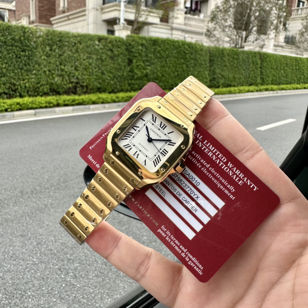 Cartier 35 mm 9015 1847 movement, Watch Strap 3k