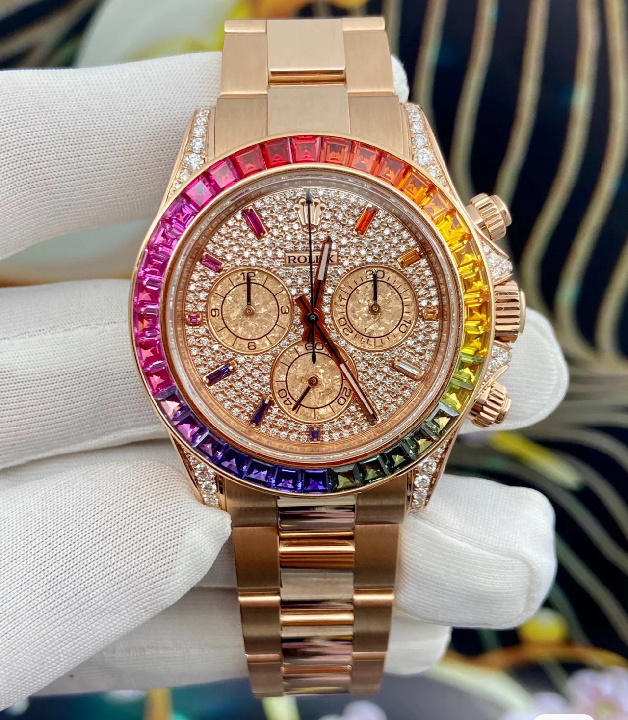 Rolex 116595 N4130 18krose Gold Plated