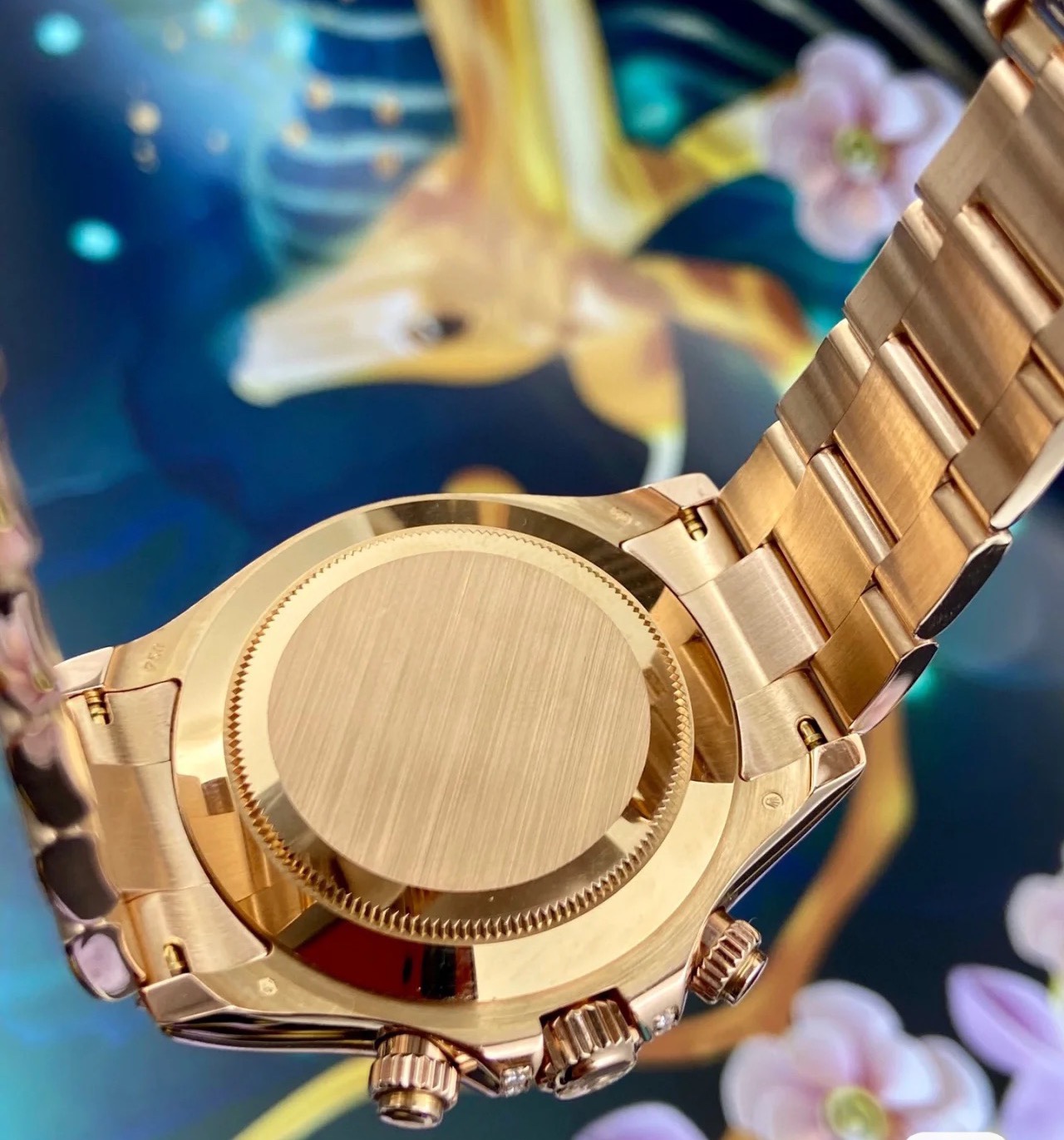 Rolex 116595 N4130 18krose Gold Plated