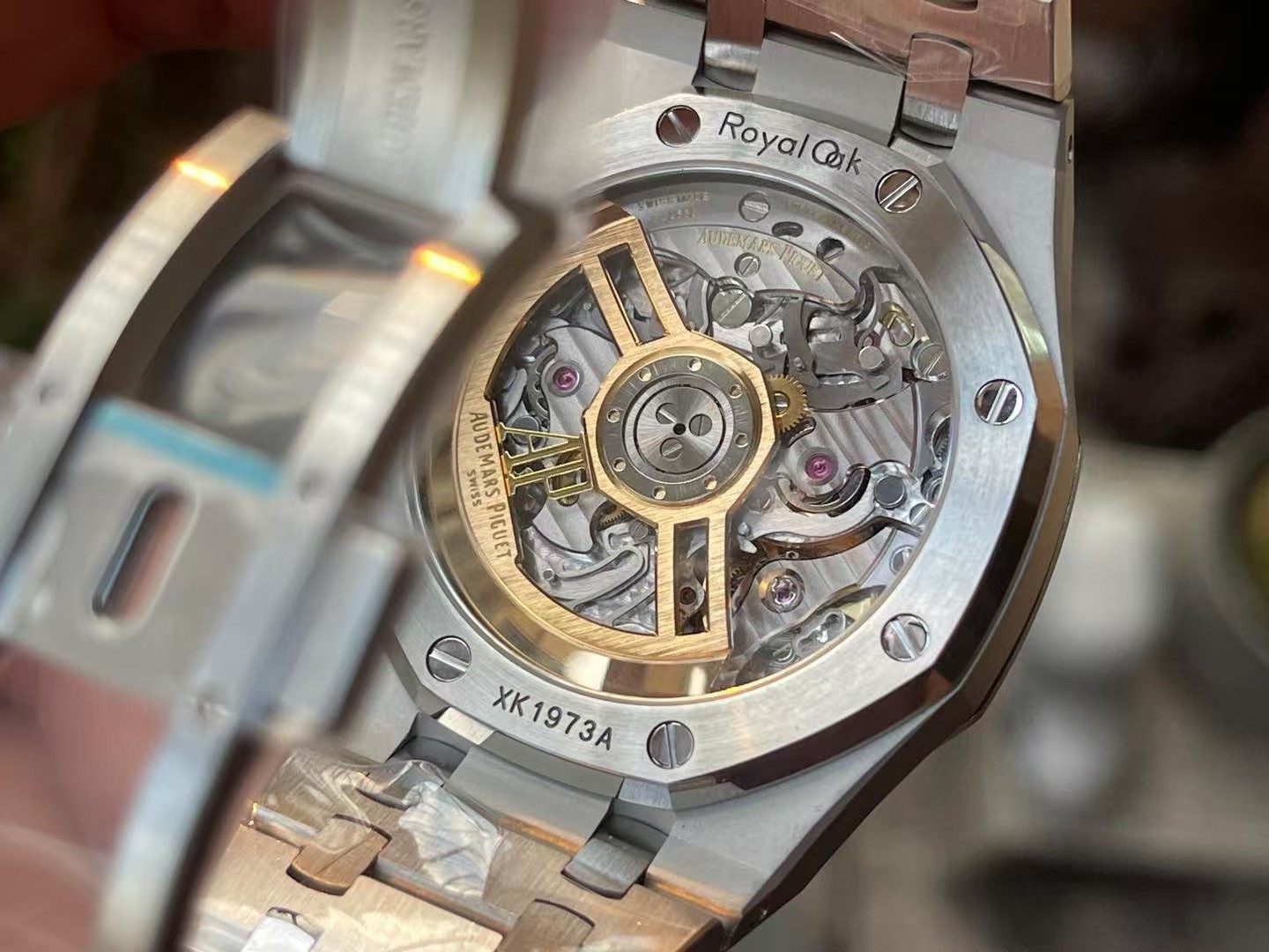 Audemars Piguet / Chronograph4401 Movement Aps 26240st Ceramic/ calidre.4401 Movement.thickness Original .size4112.4 mm Date Display,chronograph,luminous,waterproof